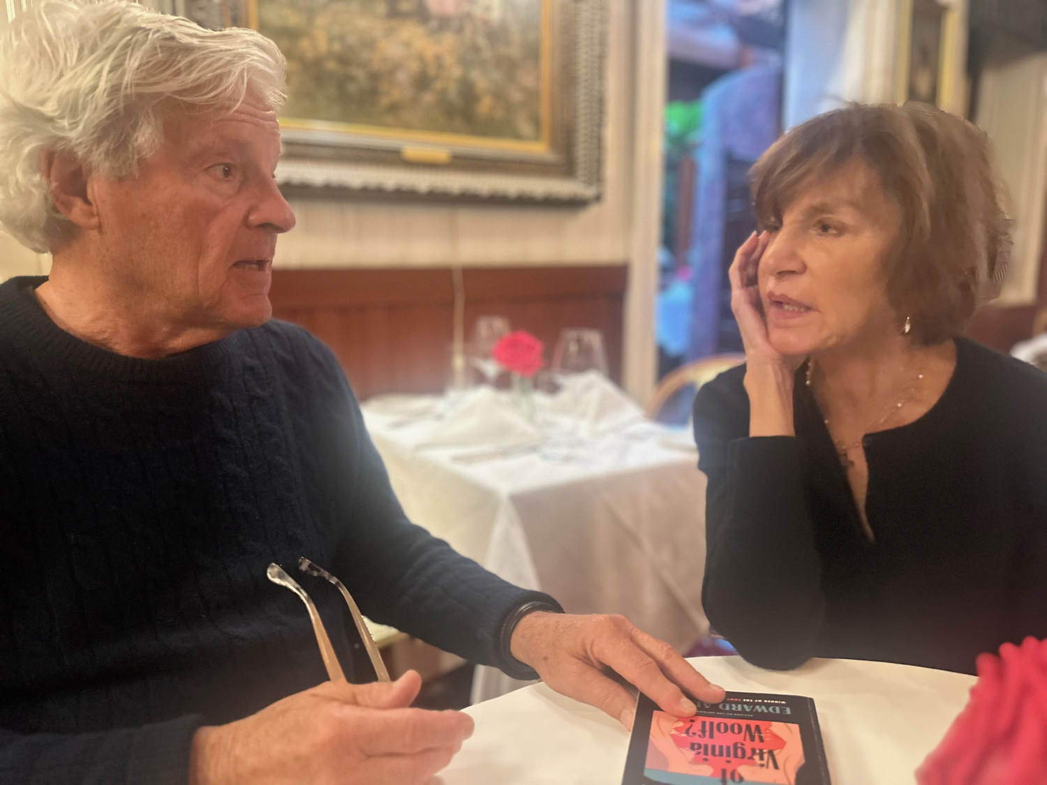 Director James Larocca and actress Mercedes Ruehl review text from Edward Albee's 