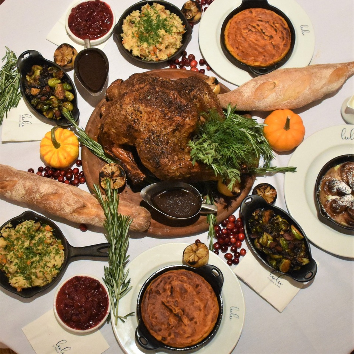 Lulu Kitchen and Bar in Sag Harbor offers a traditional turkey entrée from noon to 8 p.m. on Thanksgiving. COURTESY LULU KITCHEN AND BAR