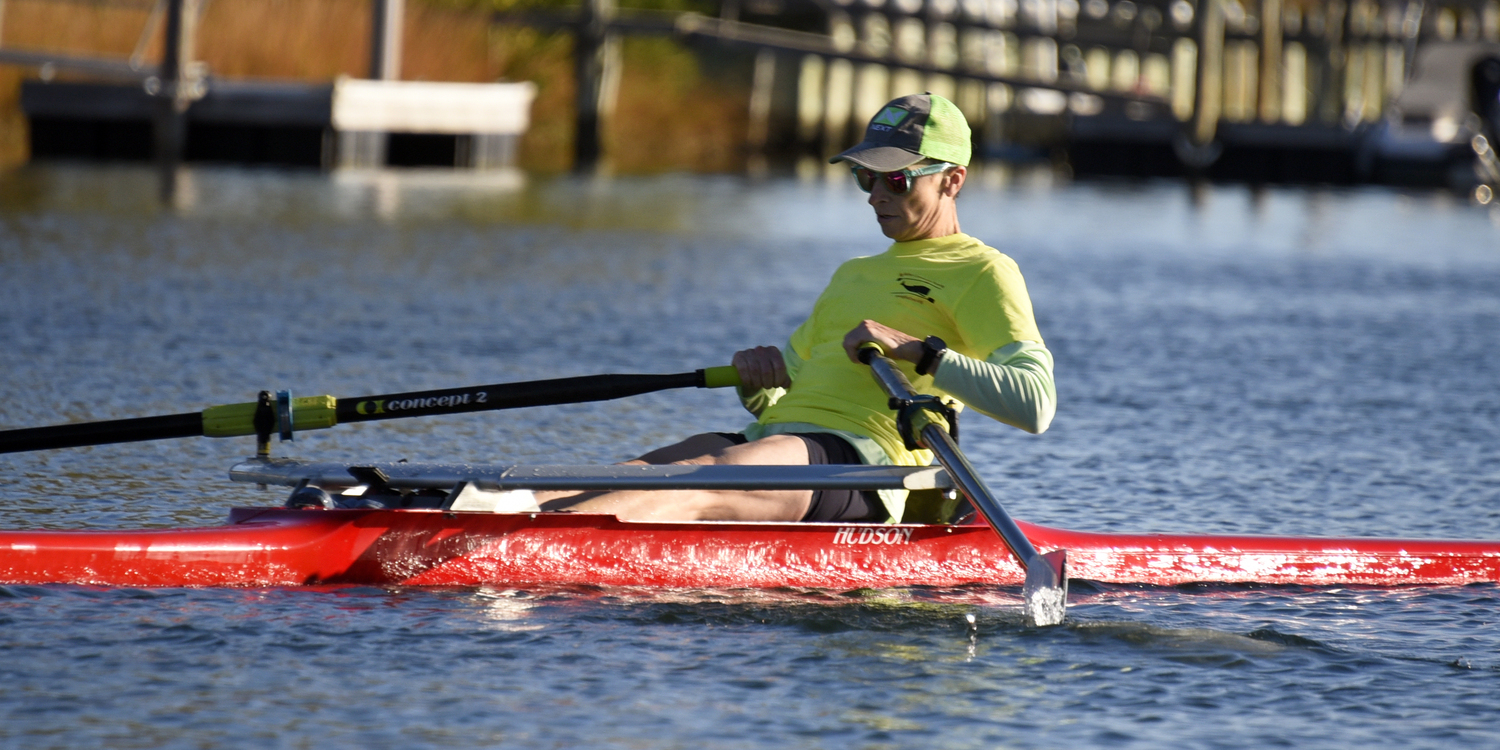 Sinéad FitzGibbon putting her quadriceps and back into it!  MICHAEL MELLA