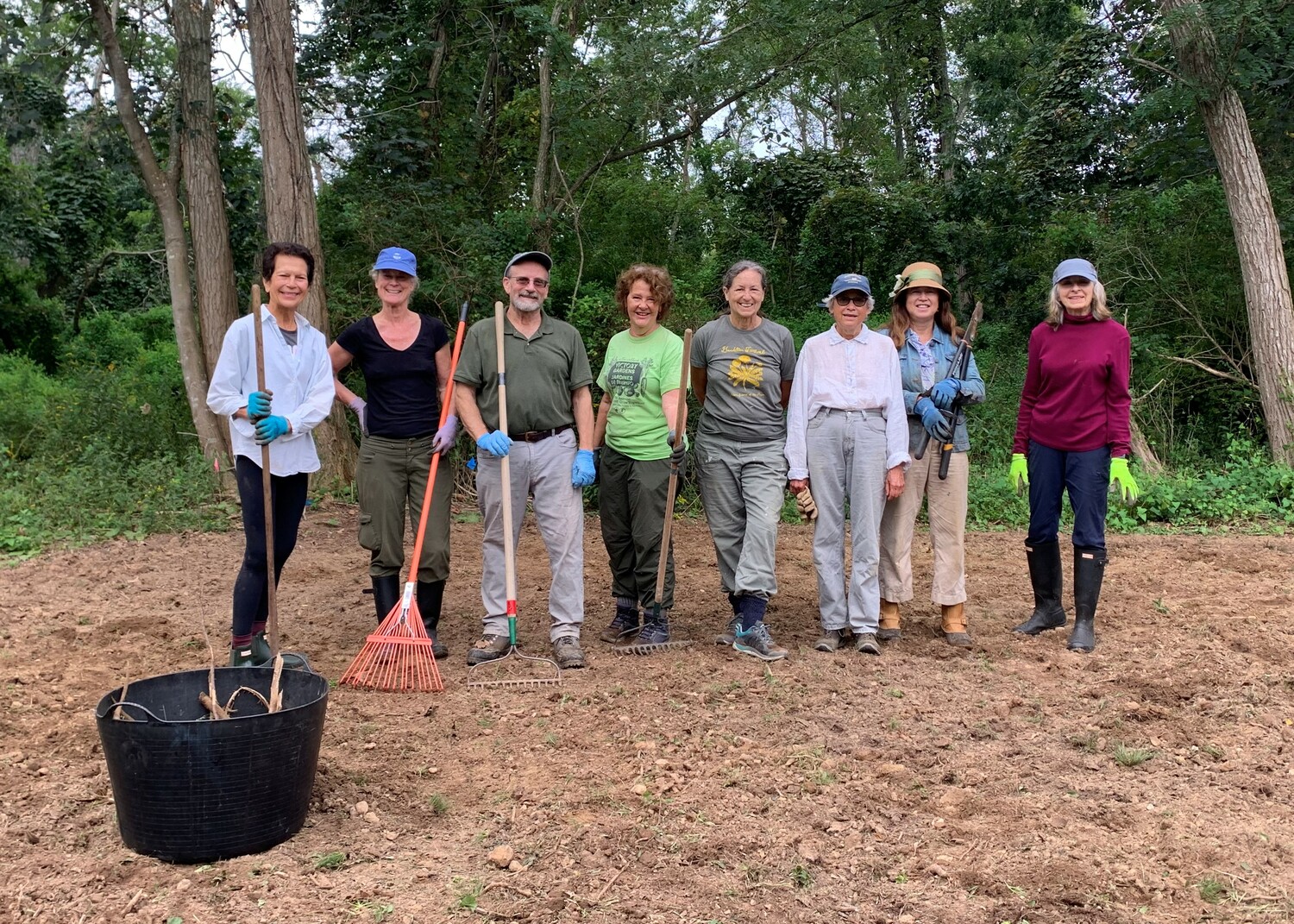 Volunteers with NFAS can participate in many duties, including planting native wildlife in the park.