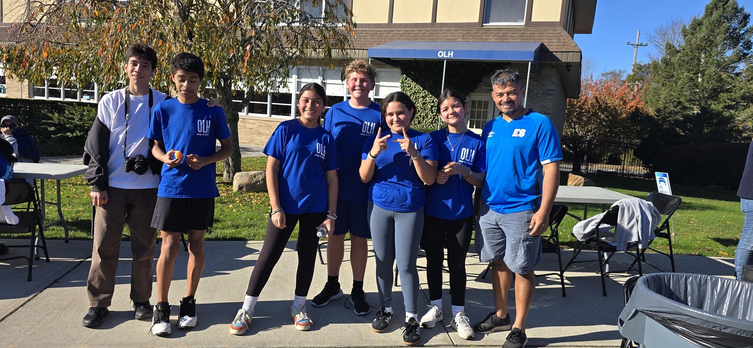 About 300 Our Lady of the Hamptons School students participated in the 2024 Jog-a-Thon at the school to raise money supporting school programs, including Prep 8 students. The  event was chaired by OLH parent Julia Reese and her team, supported by several local merchants and friends as sponsors. COURTESY OUR LADY OF THE HAMPTONS SCHOOL