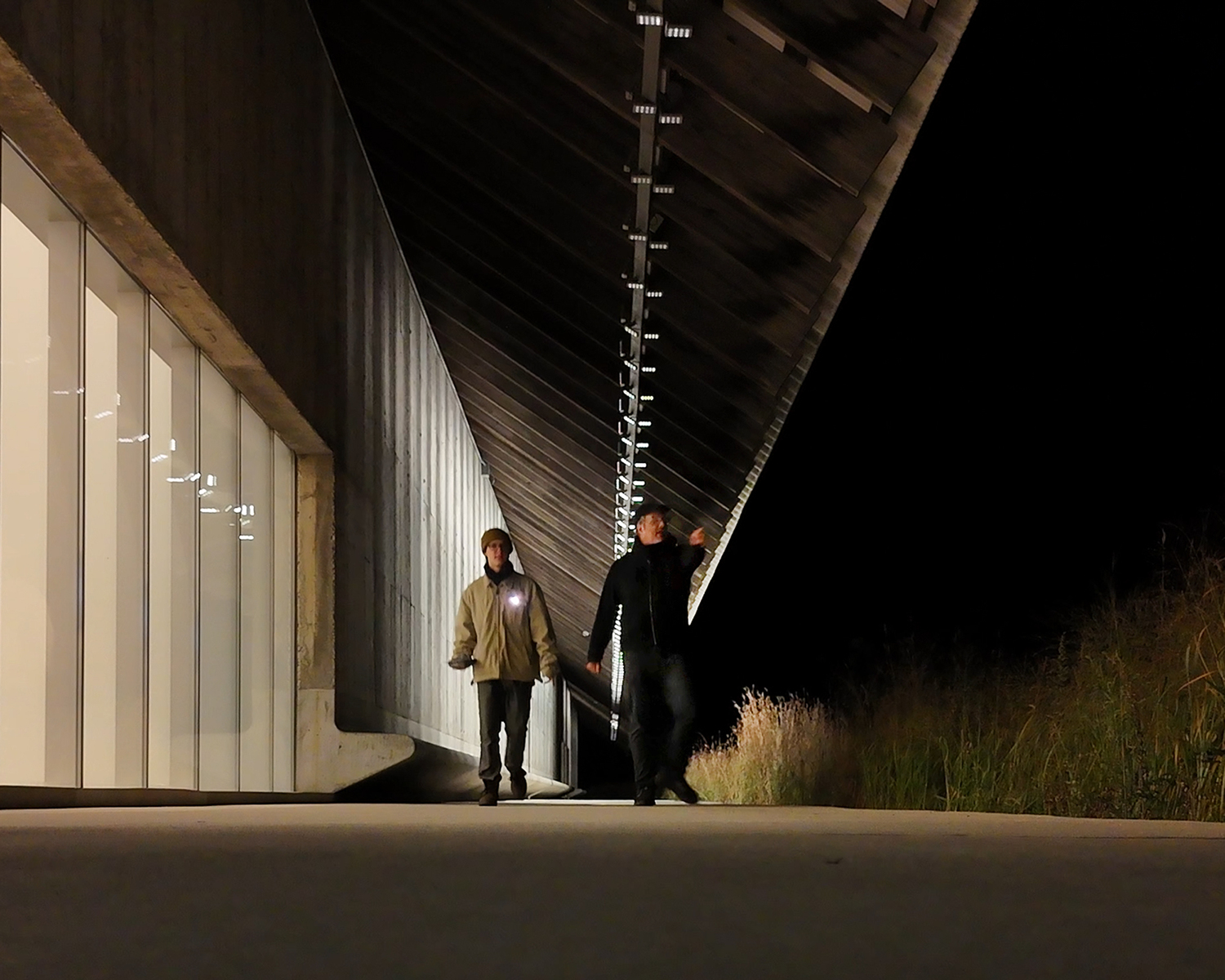 Installation view of Rafael Lozano-Hemmer's 