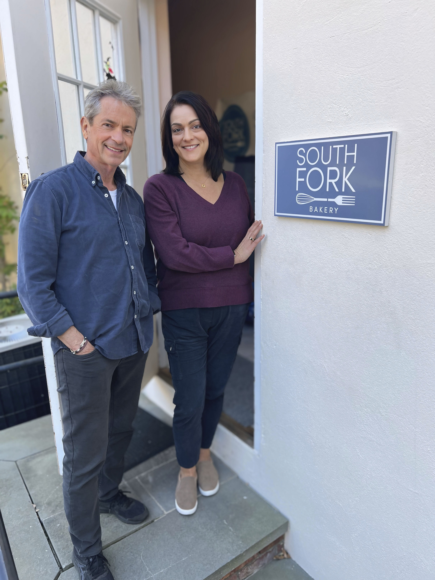 South Fork Bakery executive director, Stephen Hamilton, and Program Director Kristin Burke.