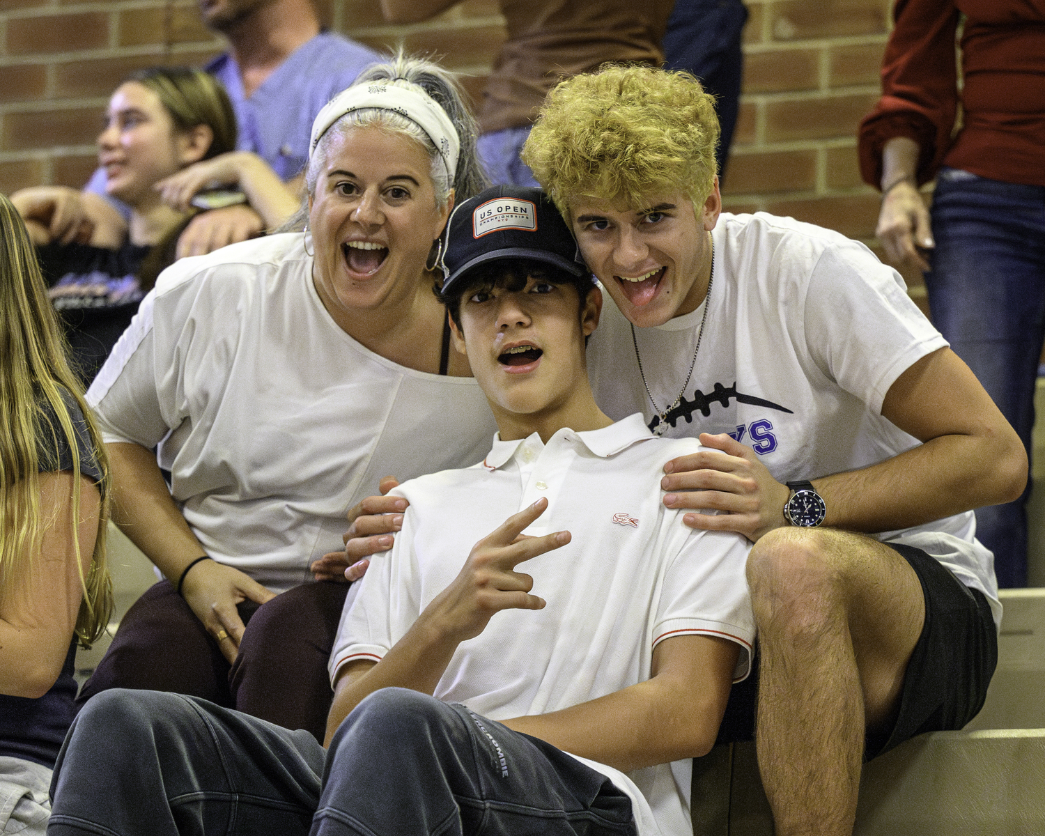 Southampton fans made the trip to Hauppauge High School on November 6 to cheer on the girls volleyball team in the Suffolk County Class C Championship.   MARIANNE BARNETT