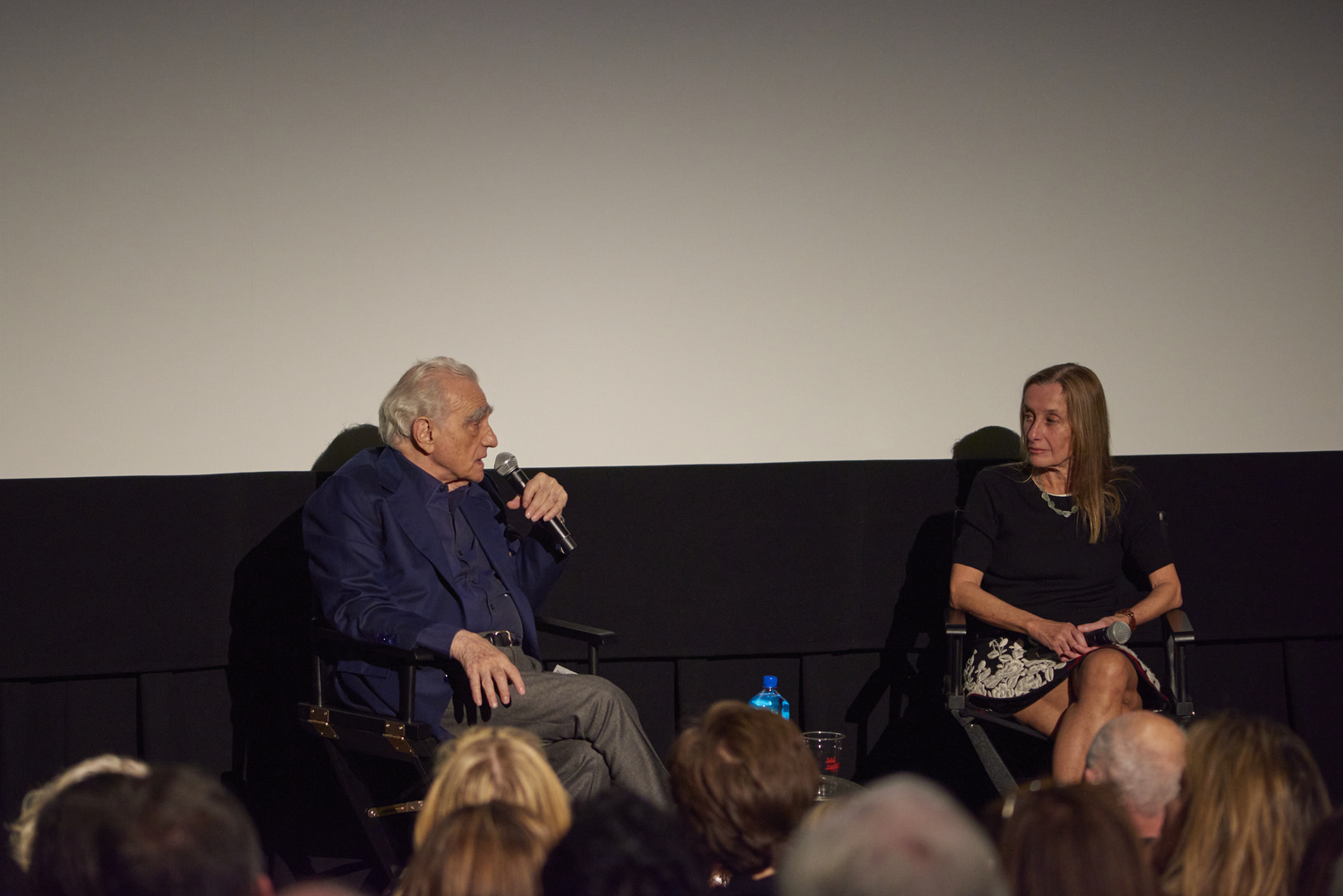 Director Martin Scorsese spoke with Giulia D’Agnolo Vallan about film preservation at Sag Harbor Cinema on November 10. DOUG YOUNG