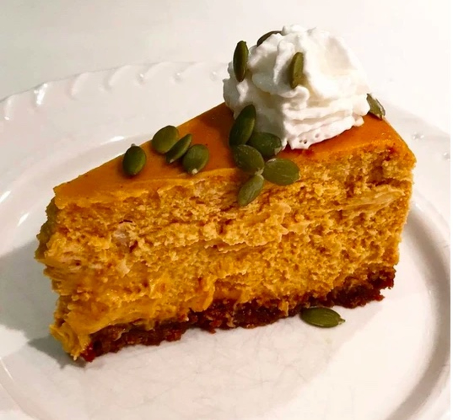 Pumpkin cheesecake. ROBYN DIEDERIKS