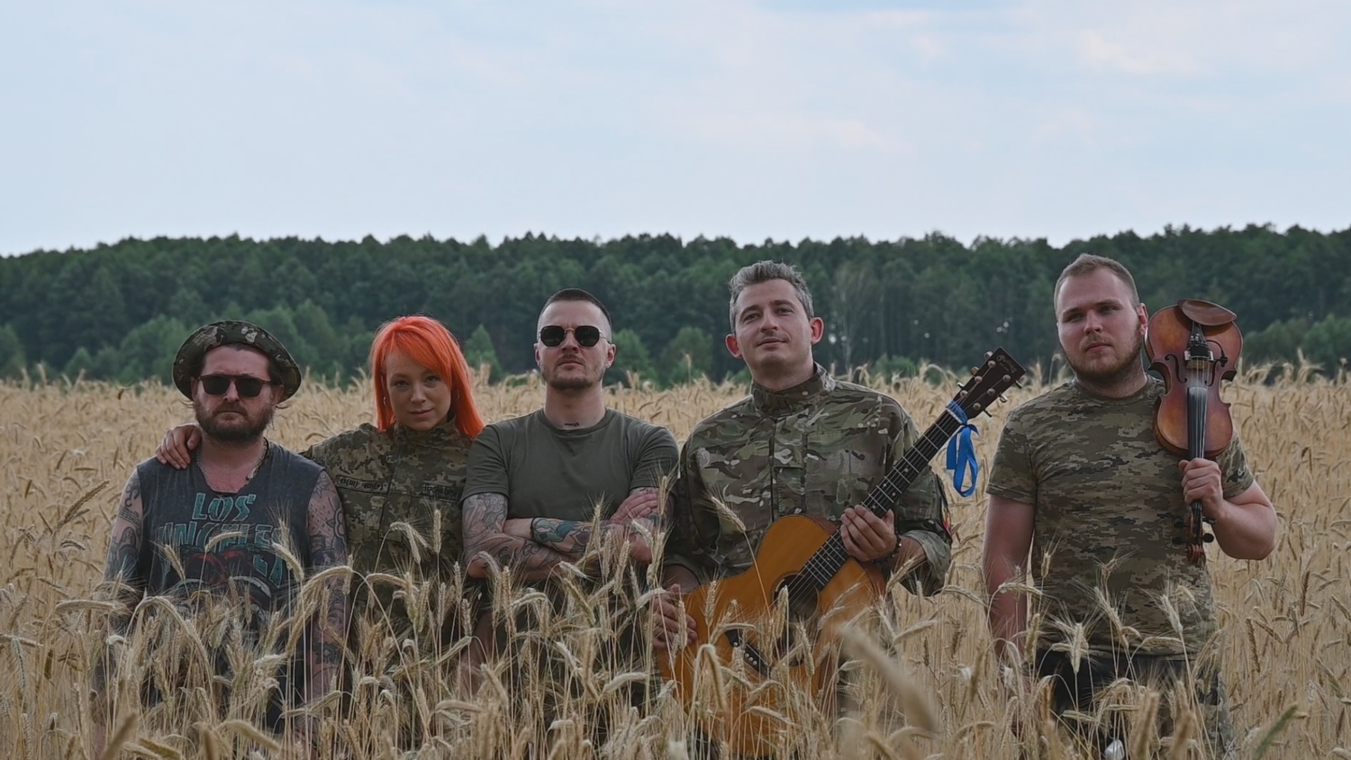 A team of Ukrainian musicians assembles to form Cultural Forces, providing music therapy on the frontlines. ARTEM POZNANSKYI