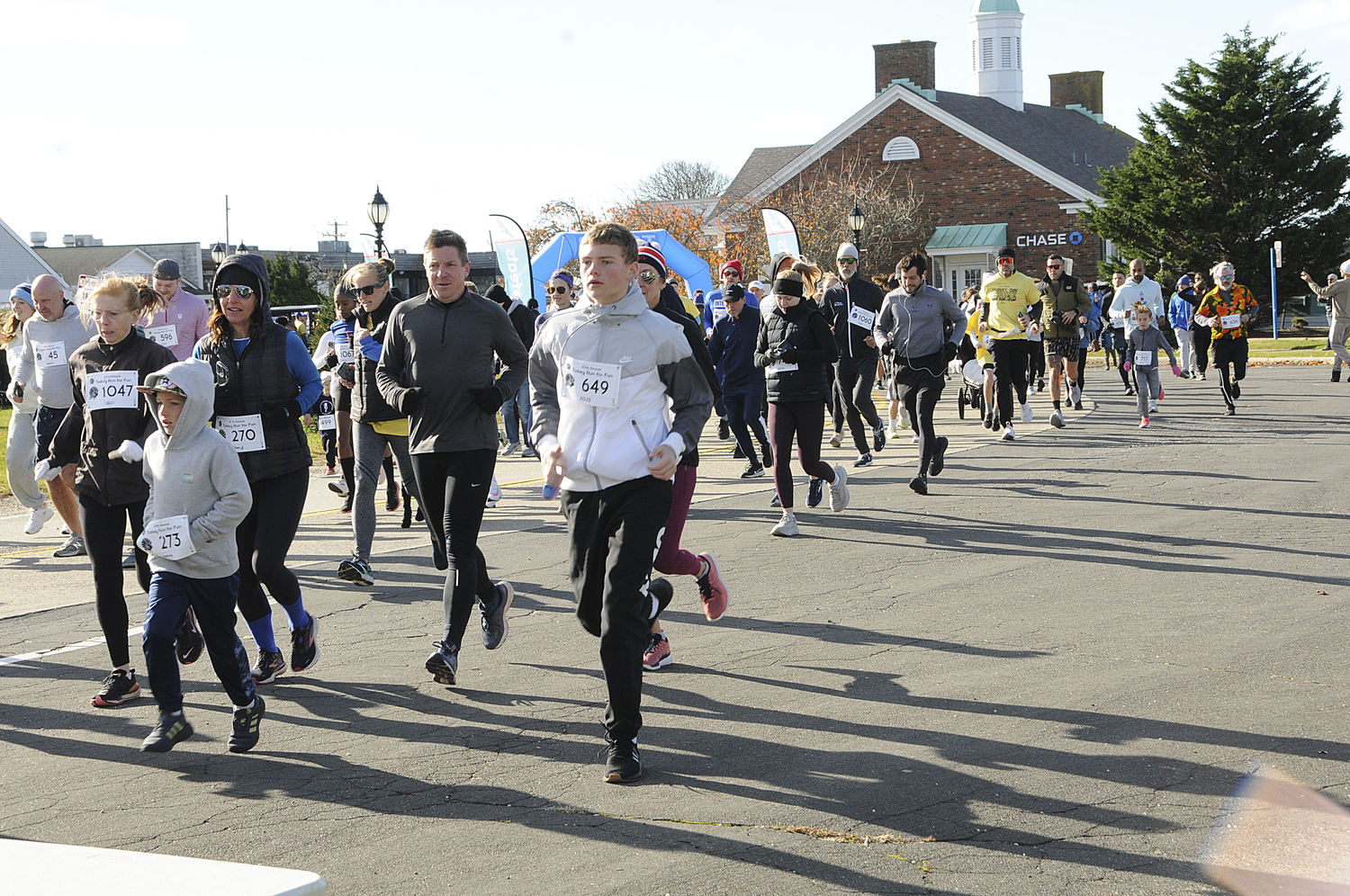 Runners at the start of last year's race. RICHARD LEWIN