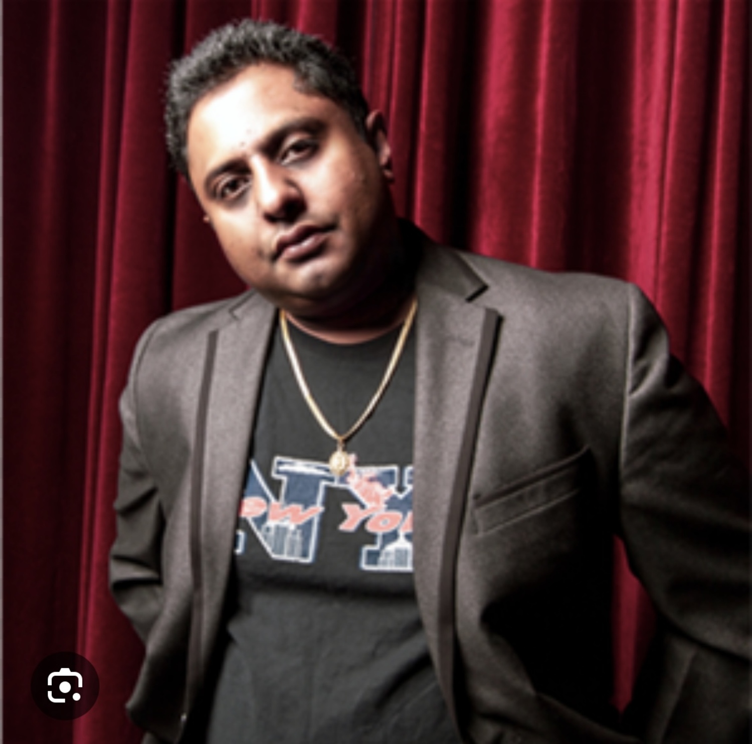 Vishnu Vaka performs at Sticks and Stones Comedy Club on November 29 at Southampton Cultural Center. COURTESY STICKS AND STONES COMEDY CLUB