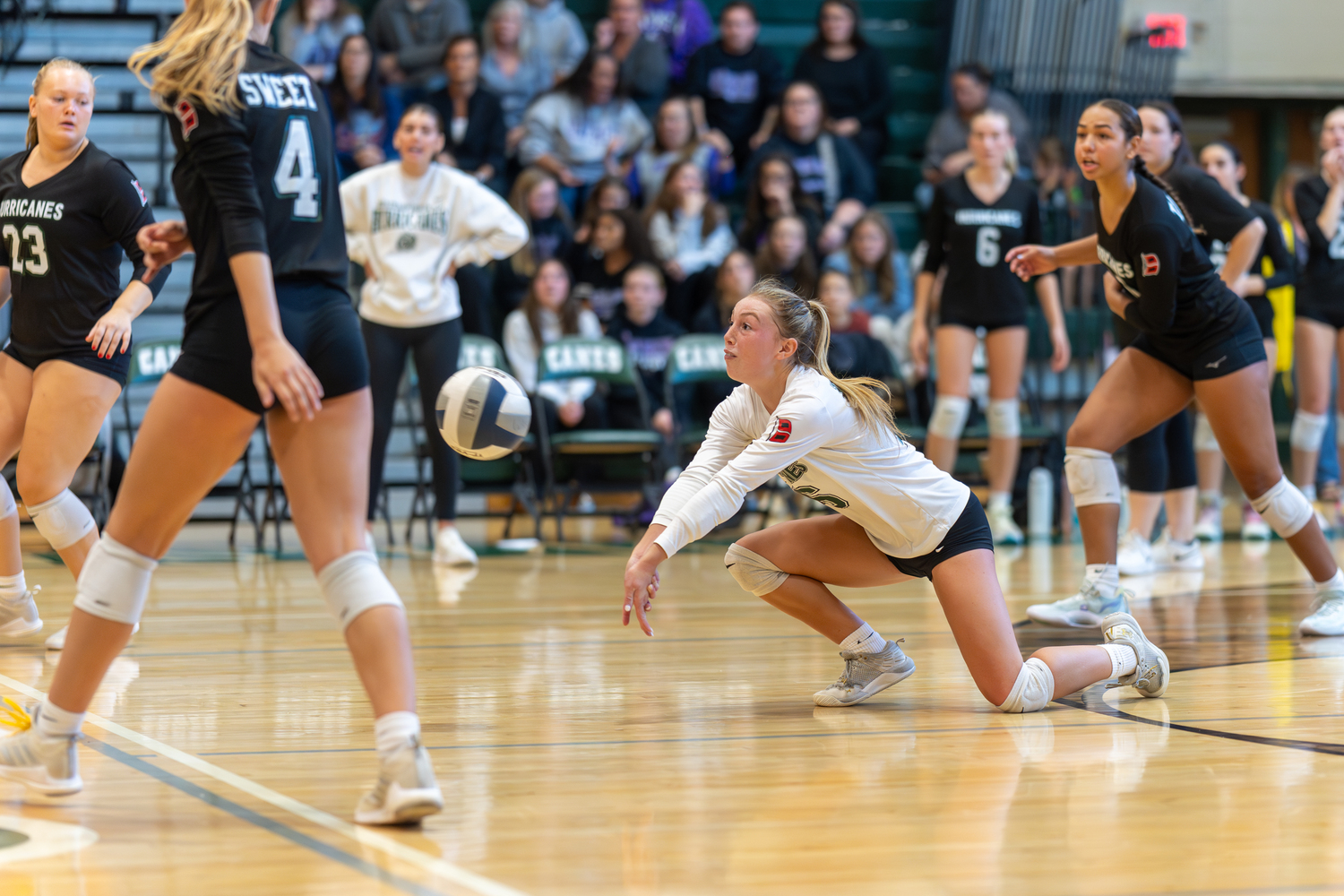 Westhampton Beach senior libero Ellijean Burke collected 22 digs. RON ESPOSITO