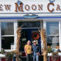 Shana and Ron Campsey will close the iconic doors of New Moon Cafe in East Quogue next month. ALEX BURTON