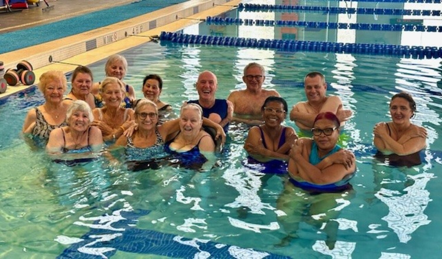 In response to the growing senior population on the East End, Southampton Town Senior Services expanded its offerings this fall, including a water aerobics program at the Suffolk County Community College Health and Wellness Center in Riverhead this month.    Currently, 28 seniors are enrolled in the program. The program is on Thursday mornings, through December 19.  For more information, or to register, call 631-537-2375. COURTESY TOWN OF SOUTHAMPTON