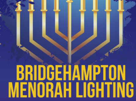 Menorah Lighting in Bridgehampton