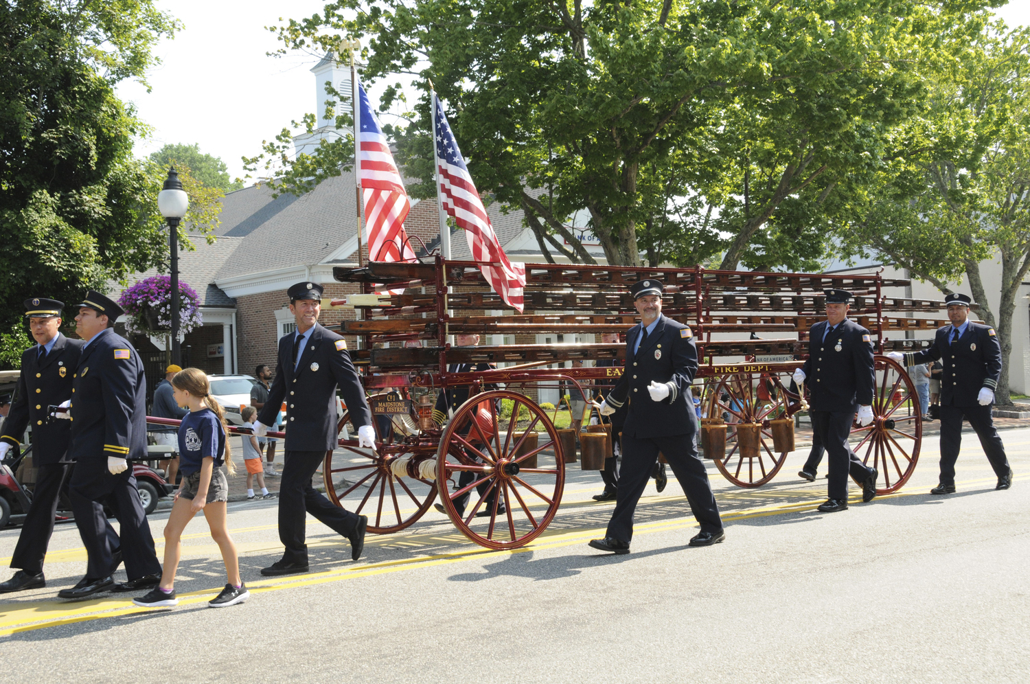 August 1 - The East Hampton Fire Department celebrated its 125th anniversary on July 28.  RICHARD LEWIN