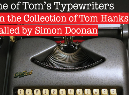 Some of Tom’s Typewriters ﻿From the Collection of Tom Hanks installed by Simon Doonan