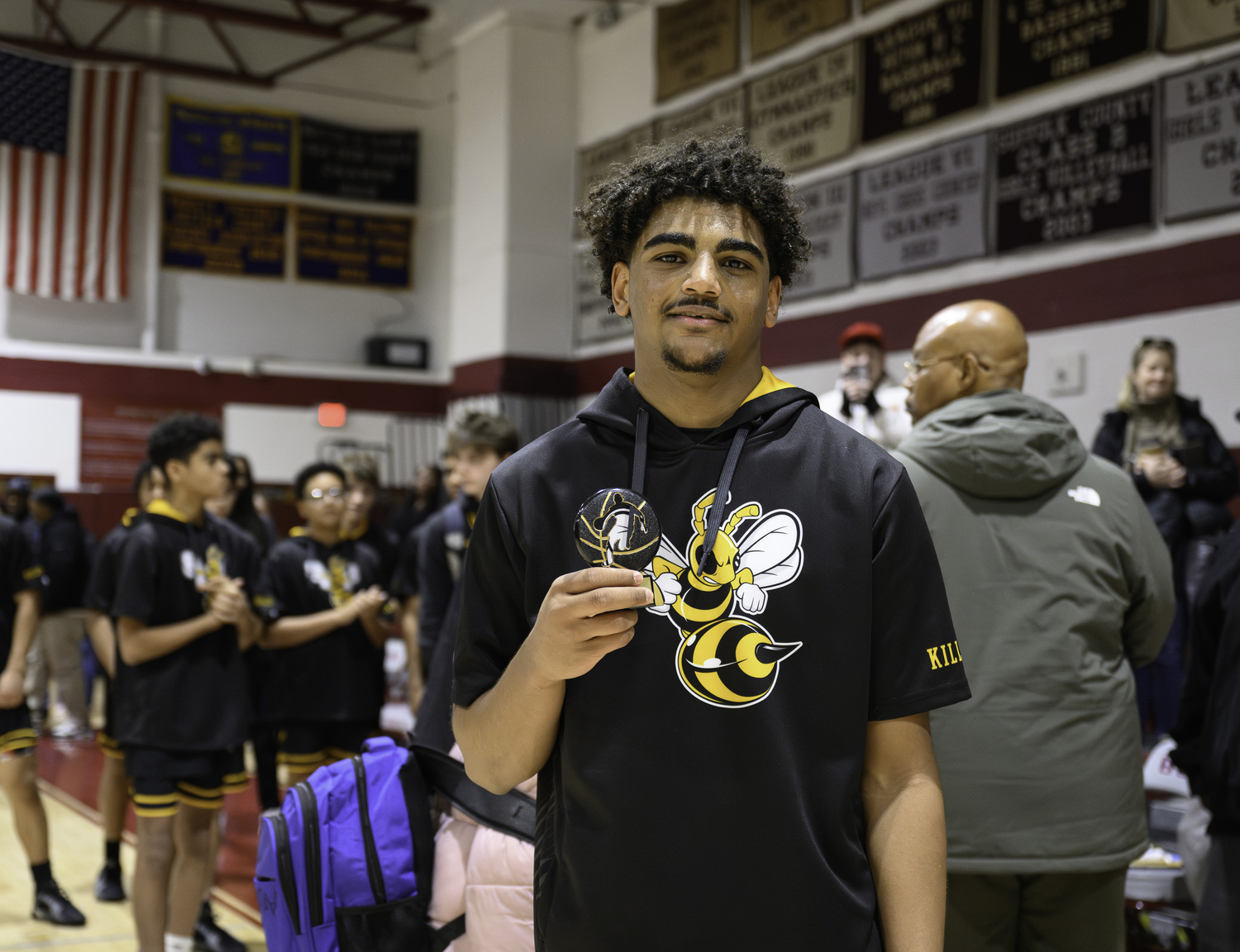 Bridgehampton sophomore Jordan Harding earned All-Tournament honors for his efforts on Saturday.  MARIANNE BARNETT