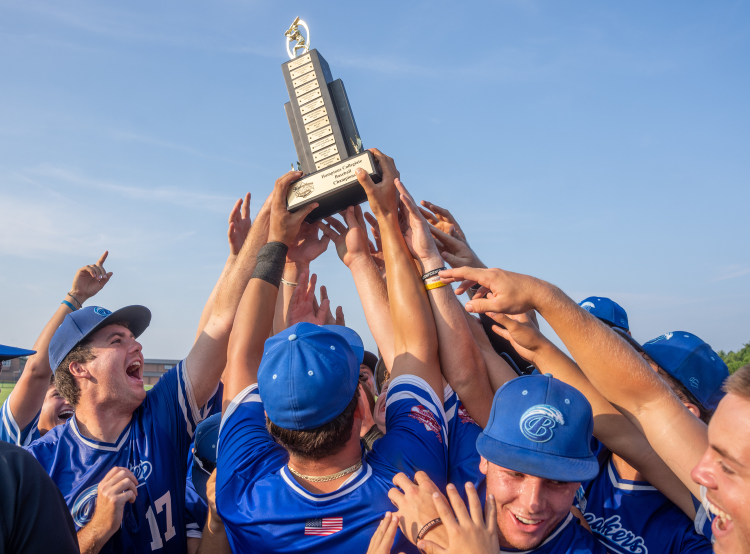 August 1 - The Southampton Breakers swept the Shelter Island Bucks in the best-of-three HCBL Championship Series to win their fourth league title, tying a league record.   RON ESPOSITO