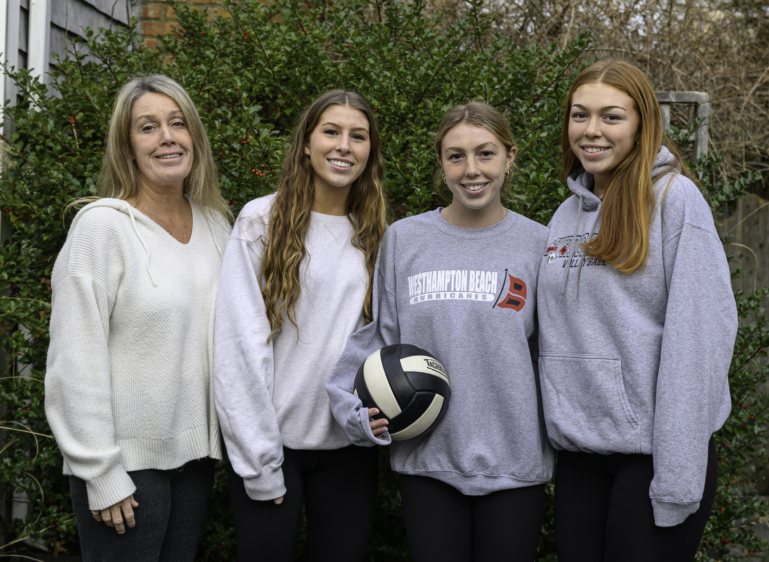 Nicole Burke with daughters Evie, Elliejean and Katie Burke. MARIANNE BARNETT