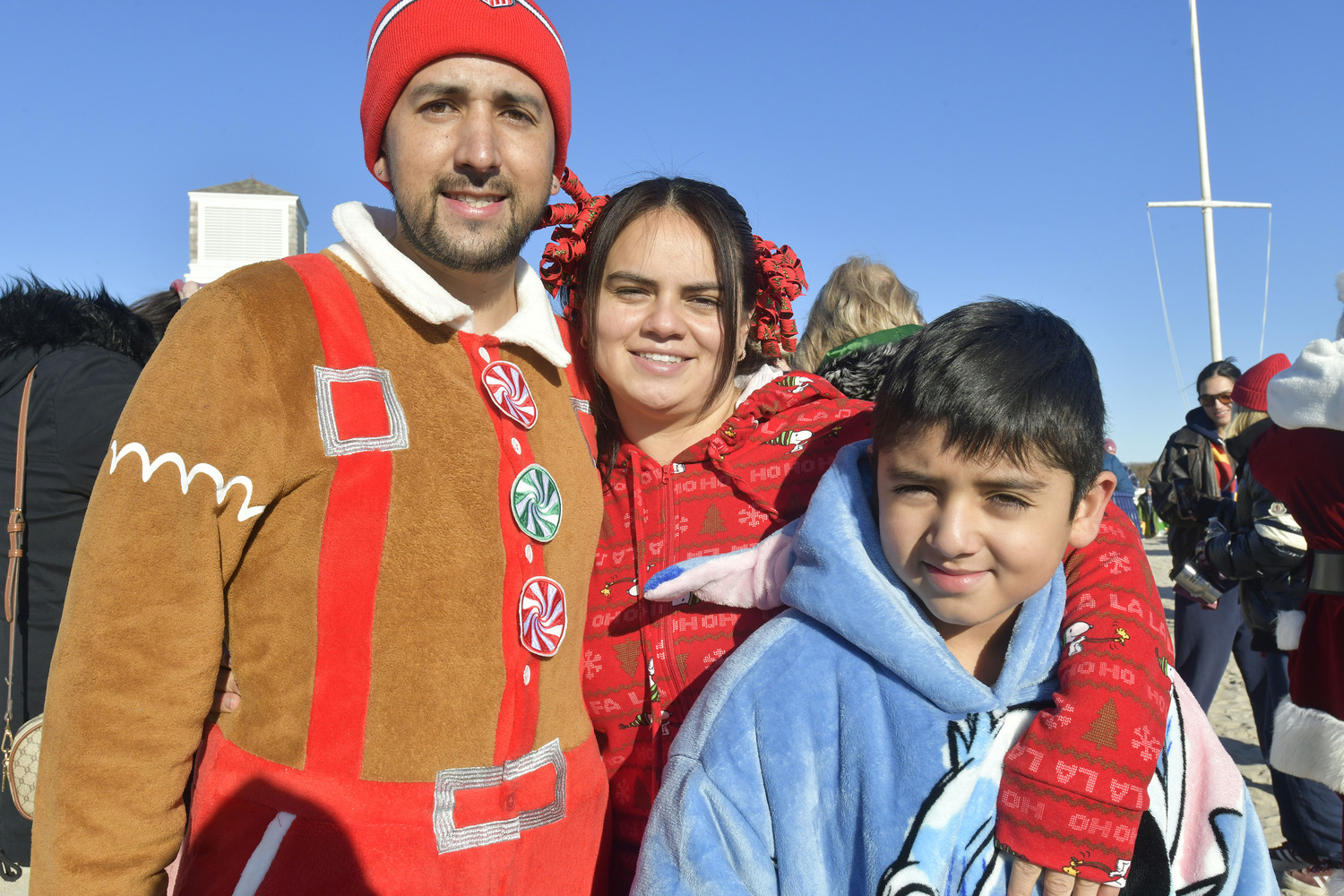 Johnathan, Belen and Jeremy Marca.  DANA SHAW