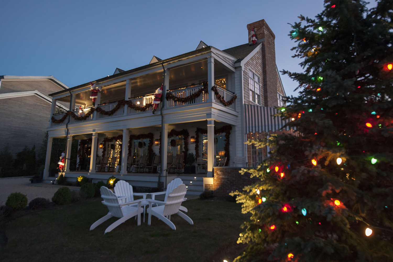 Baron's Cove is decked out for the holidays. MICHAEL HELLER