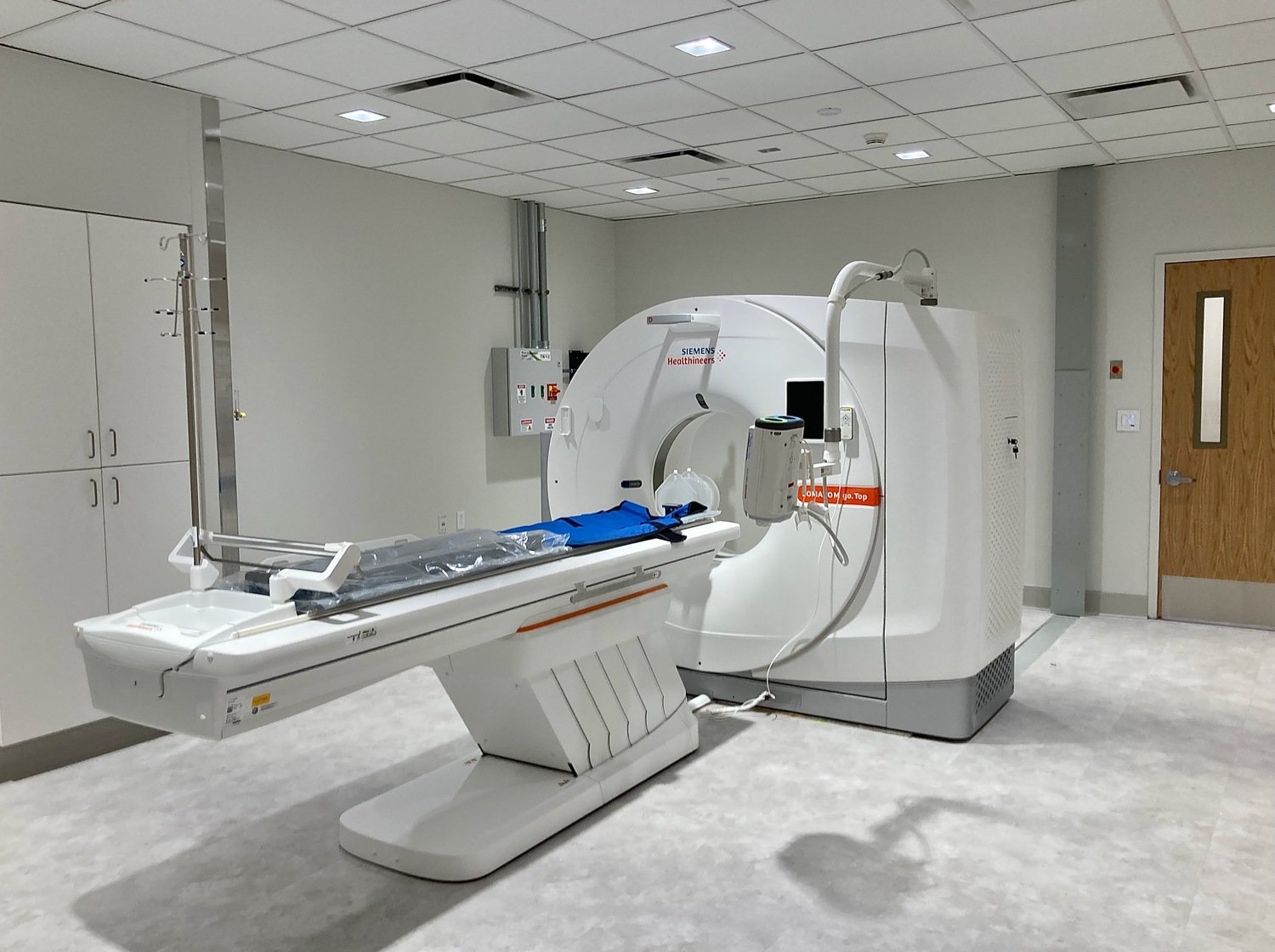 The CT scanner in the Stony Brook East Hampton Emergency Department's imaging center. KYRIL BROMLEY