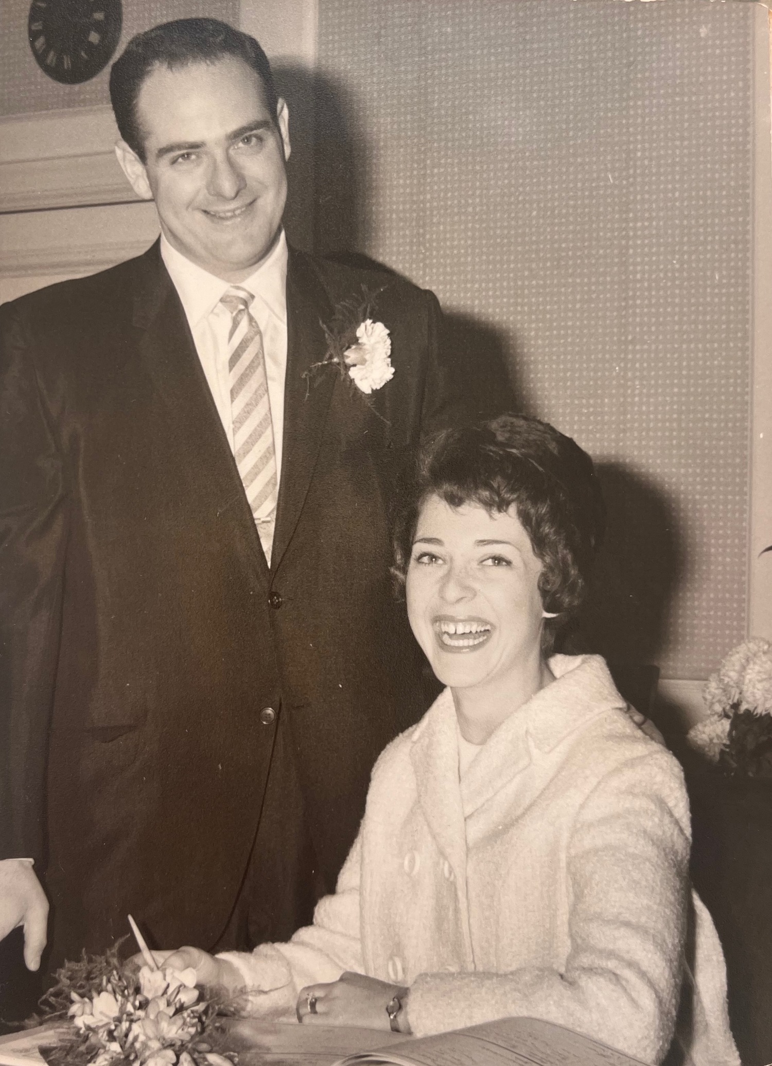 Albert and Carole Cornachio on their wedding day. COURTESY CORNACHIO FAMILY