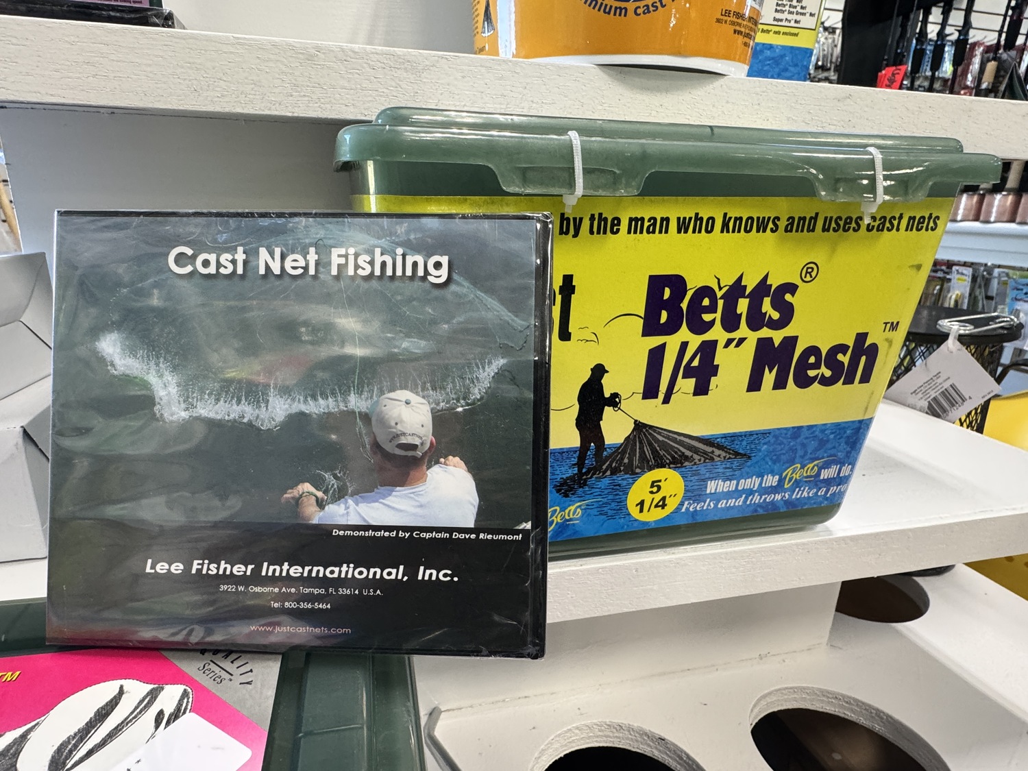 And if your angler doesn't know how to throw a cast net, White Water Outfitters has an instructional DVD.