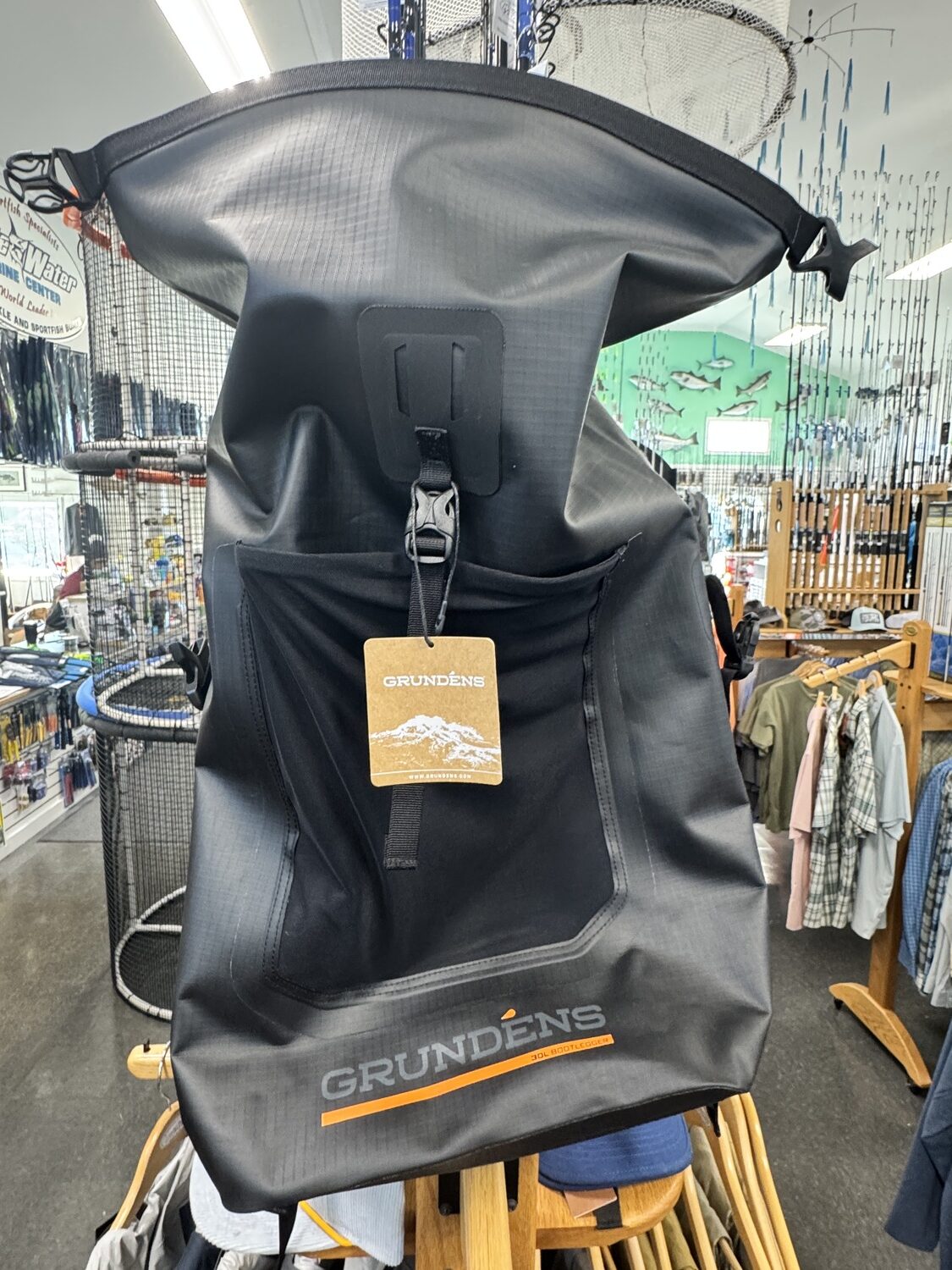 Grundens roll-top waterproof bag. ($109)