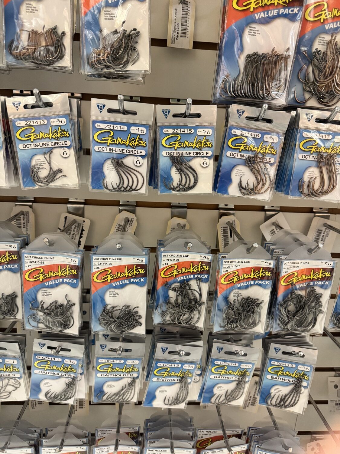 Hooks and swivels in almost any size make good stocking stuffers. ($3.99-$6.99)