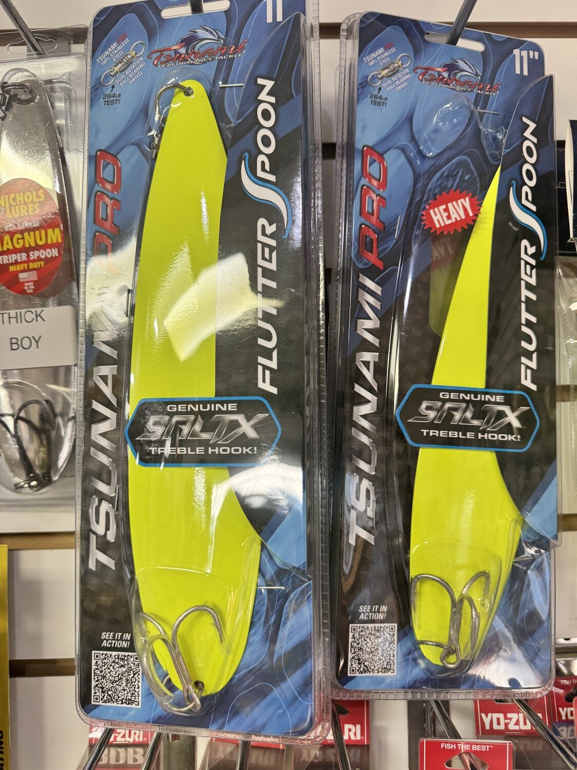 Flutter spoons have been a hot ticket for striped bass fishermen who fish from a boat. ($19.00-$29.99)