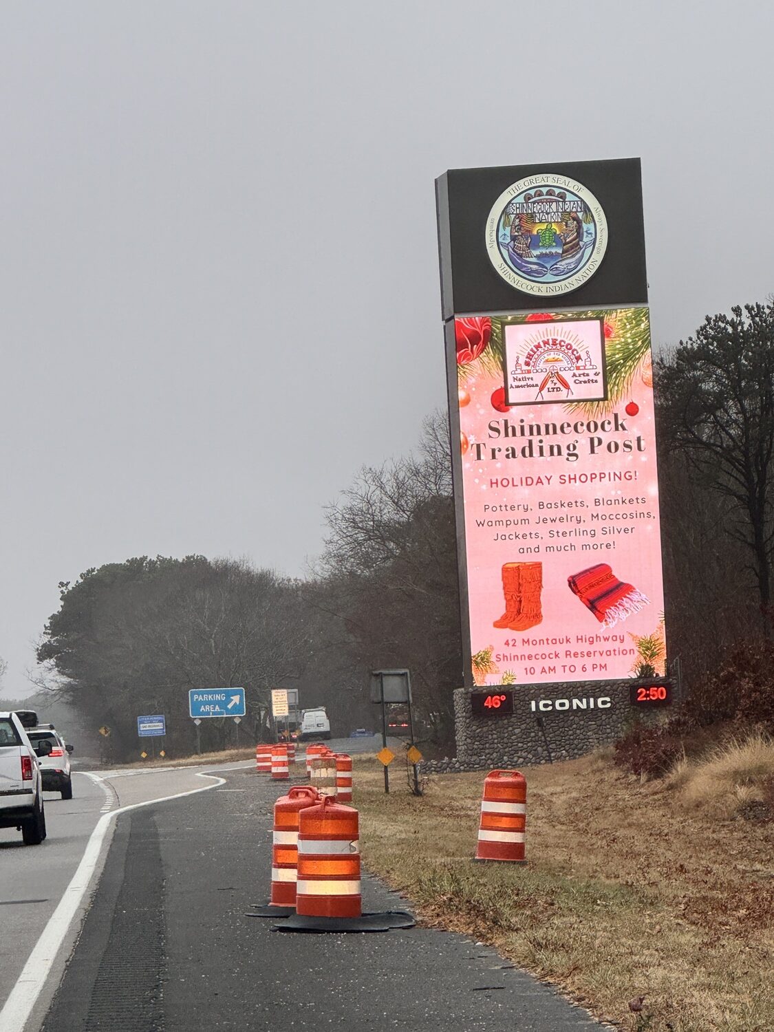 A court issued an injunction against the operation of the electronic billboards, but the state has taken no action to shut them down.