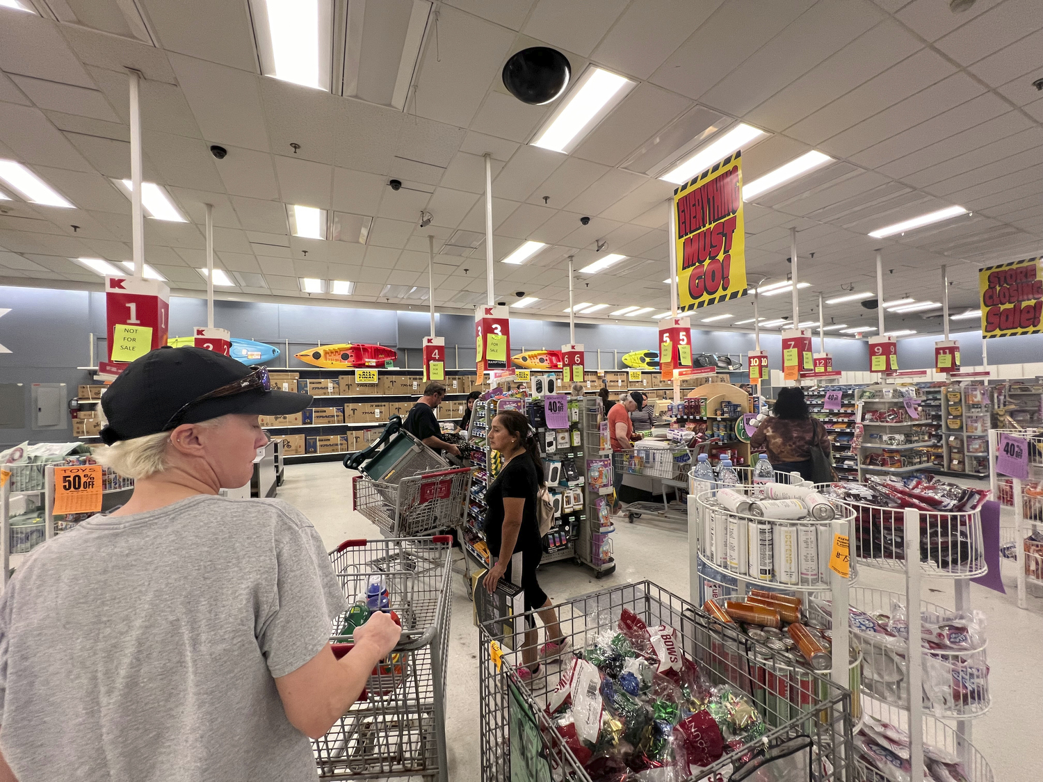 September 23 - The Bridgehampton Commons Kmart announced it would close it's doors on October 20. It was the last standing large Kmart in the United States.  DANA SHAW