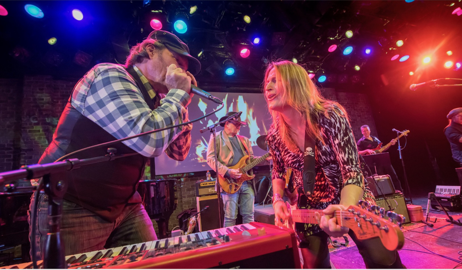 Keyboardist, harmonica player and vocalist Jonny Rosch joins Nancy Atlas at the Fireside Session at Bay Street Theater on February 15. COURTESY BAY STREET THEATER