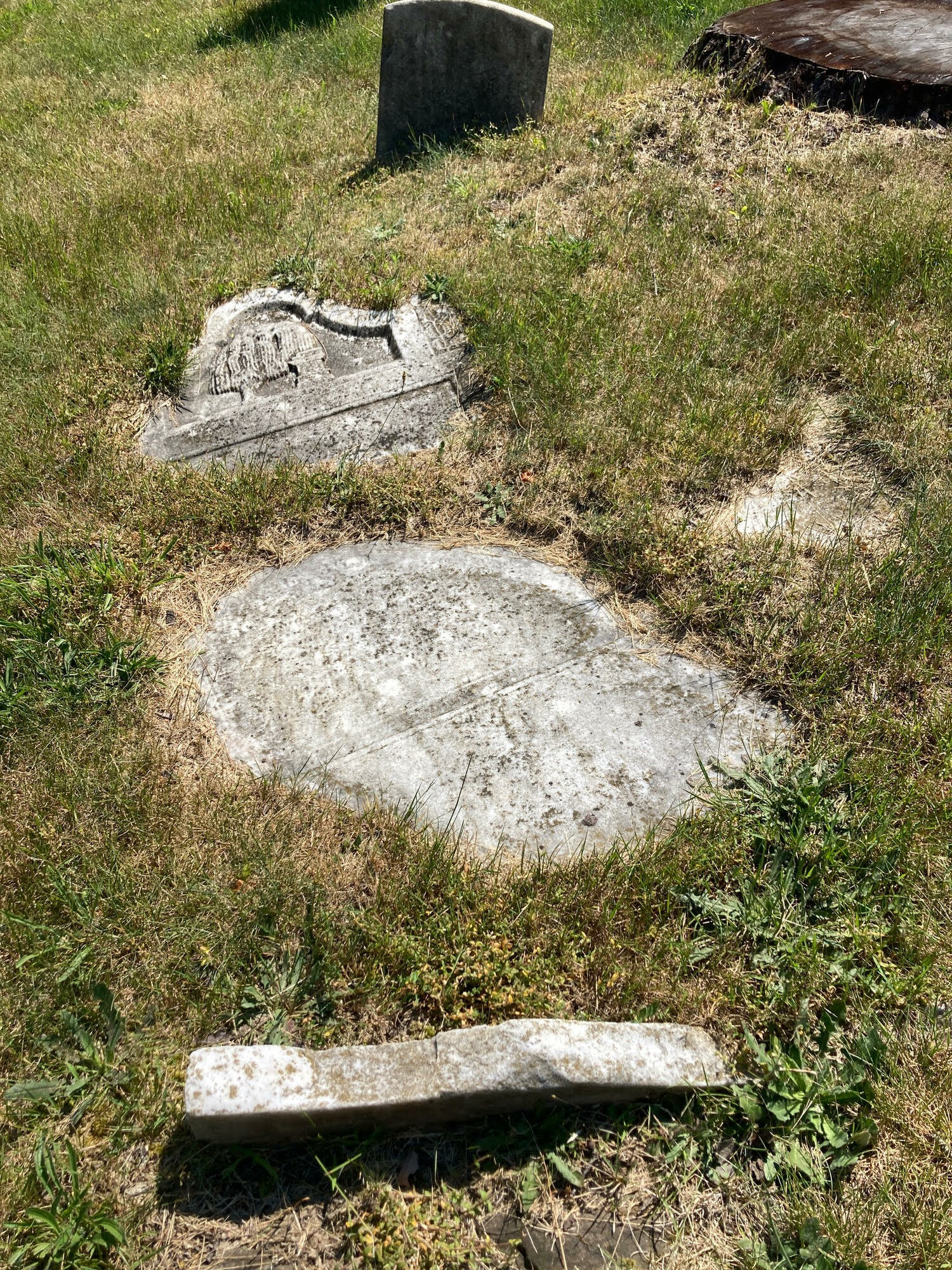 The Sag Harbor Historical Museum has received a grant to restore six Beebee family gravestones in the Old Burying Ground. COURTESY SAG HARBOR HISTORICAL MUSEUM