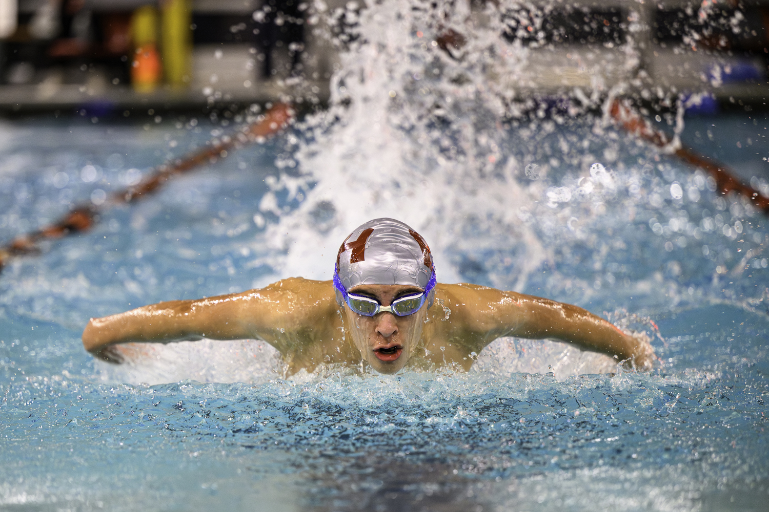 Pierson sophomore Nick Chavez swimming in the 100-yard breaststroke last season. MARIANNE BARNETT