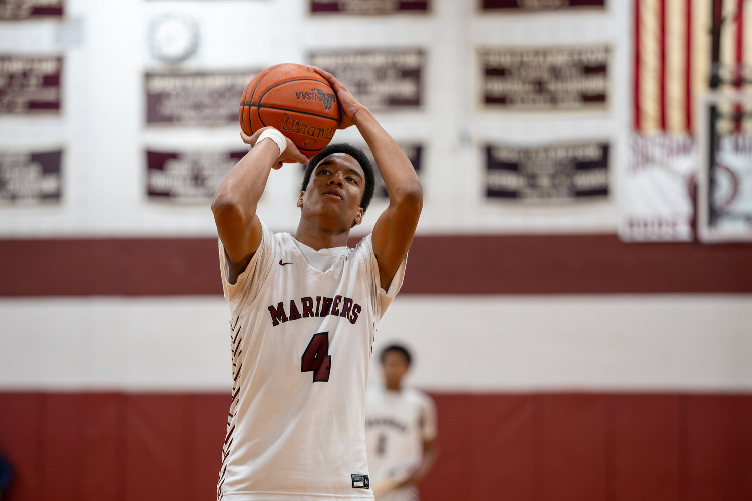 Southampton senior Devon Palmore shoots from the free throw line.   RON ESPOSITO/SOUTHAMPTON SCHOOL DISTRICT