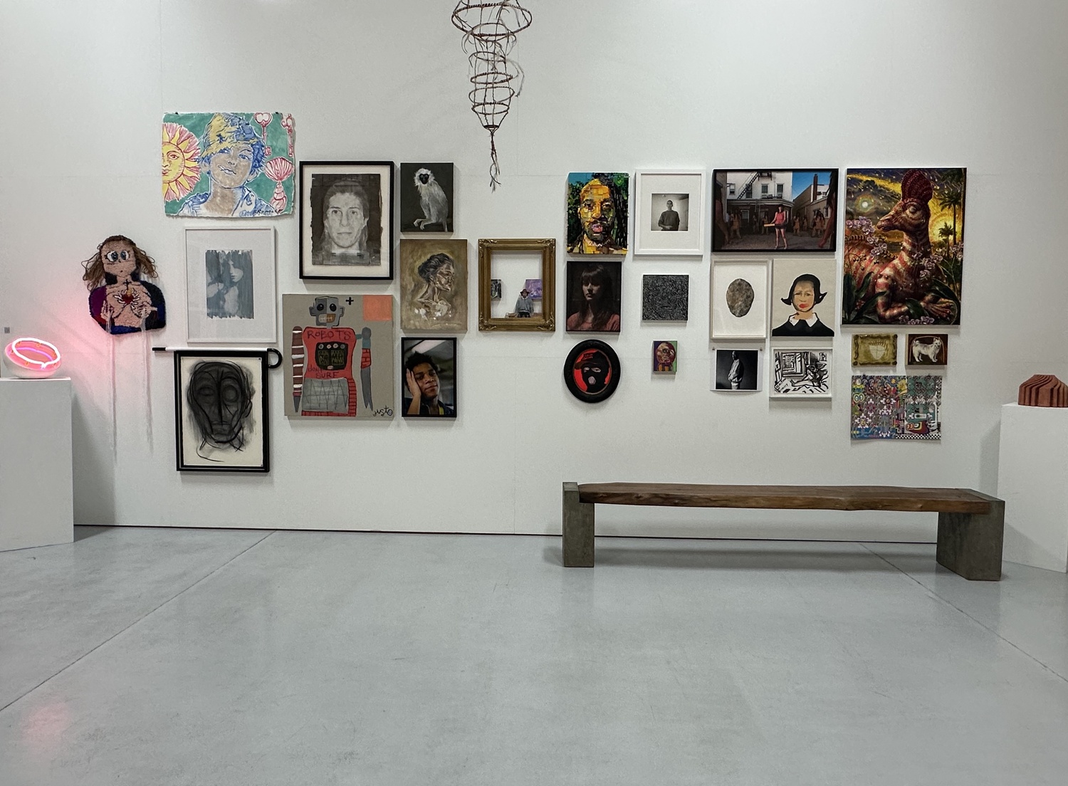 Installation view of 