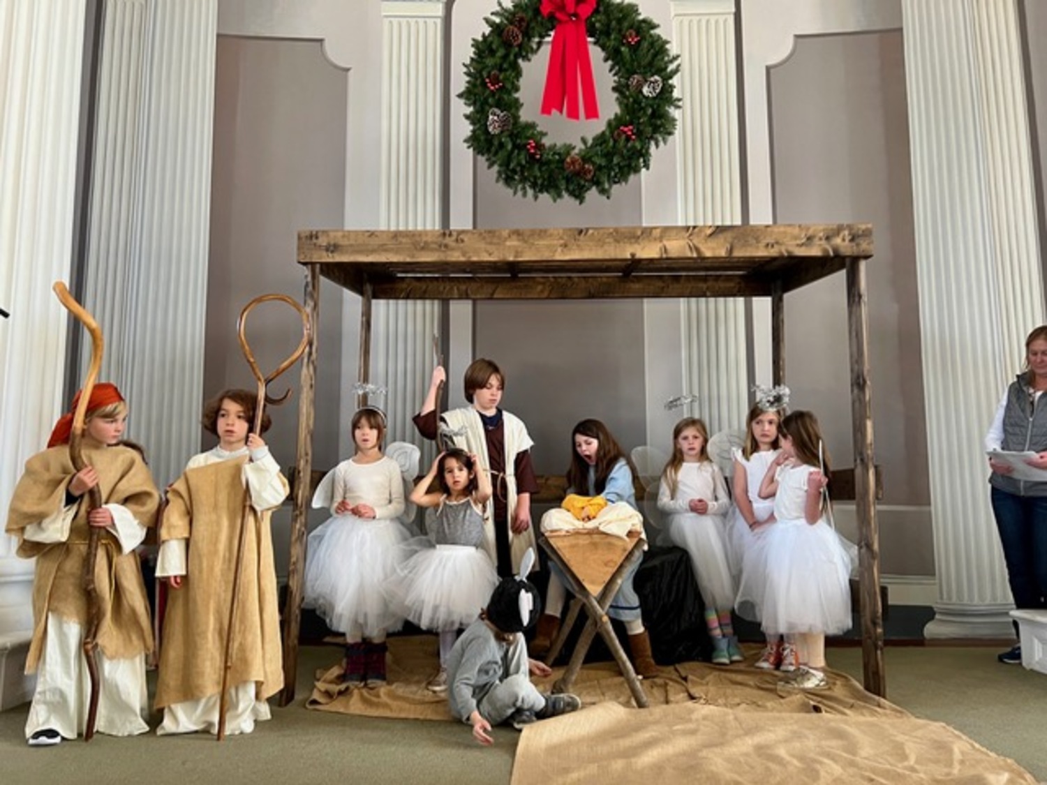 The annual Christmas Pageant at the Old Whalers' Church in Sag Harbor will take place at the on Sunday, December 22, service at 10 a.m. COURTESY OLD WHALERS' CHURCH