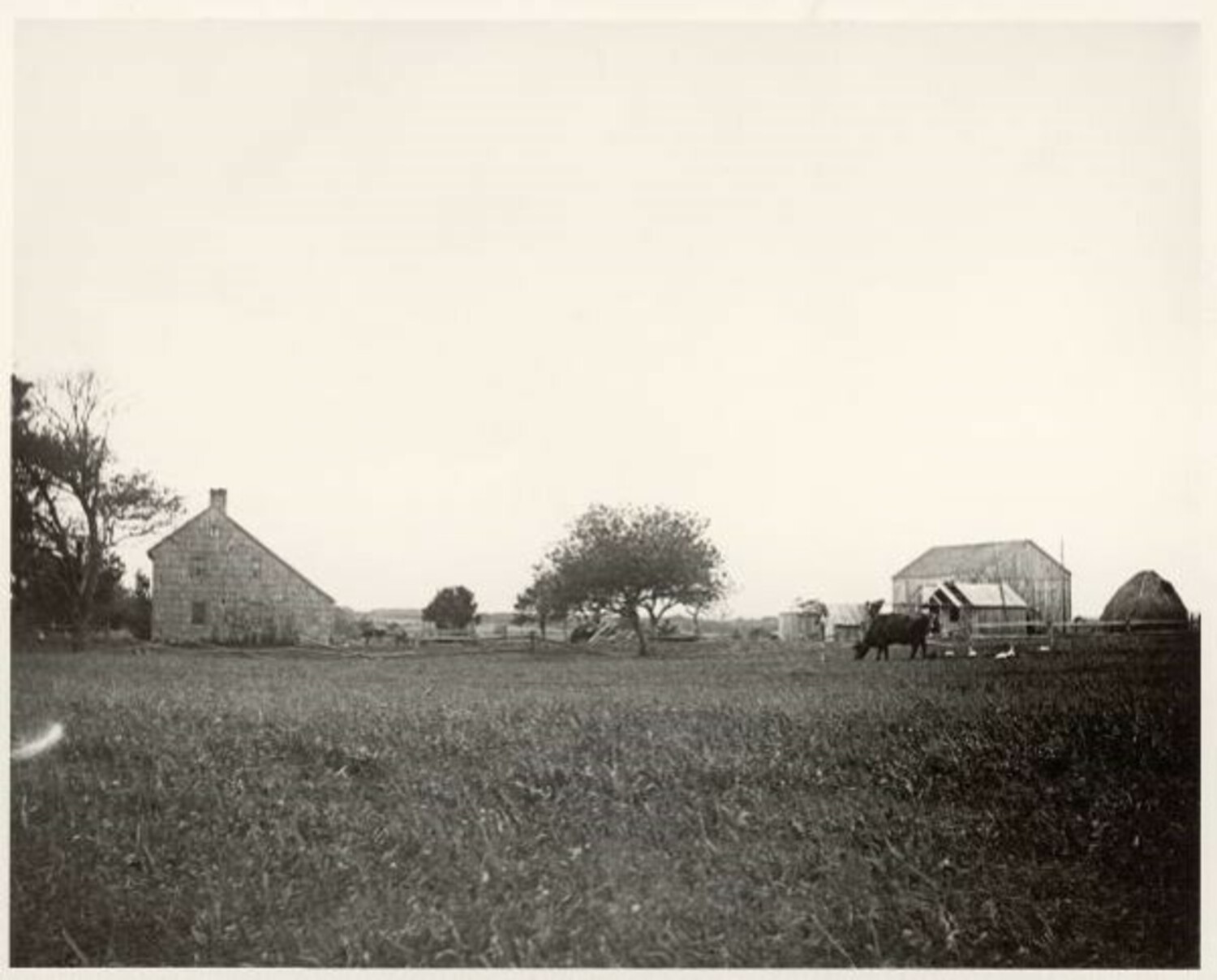 An 1891 photograph by Wallace G. Levison depicts the Osborn homestead in Wainscott. TIME/LIFE