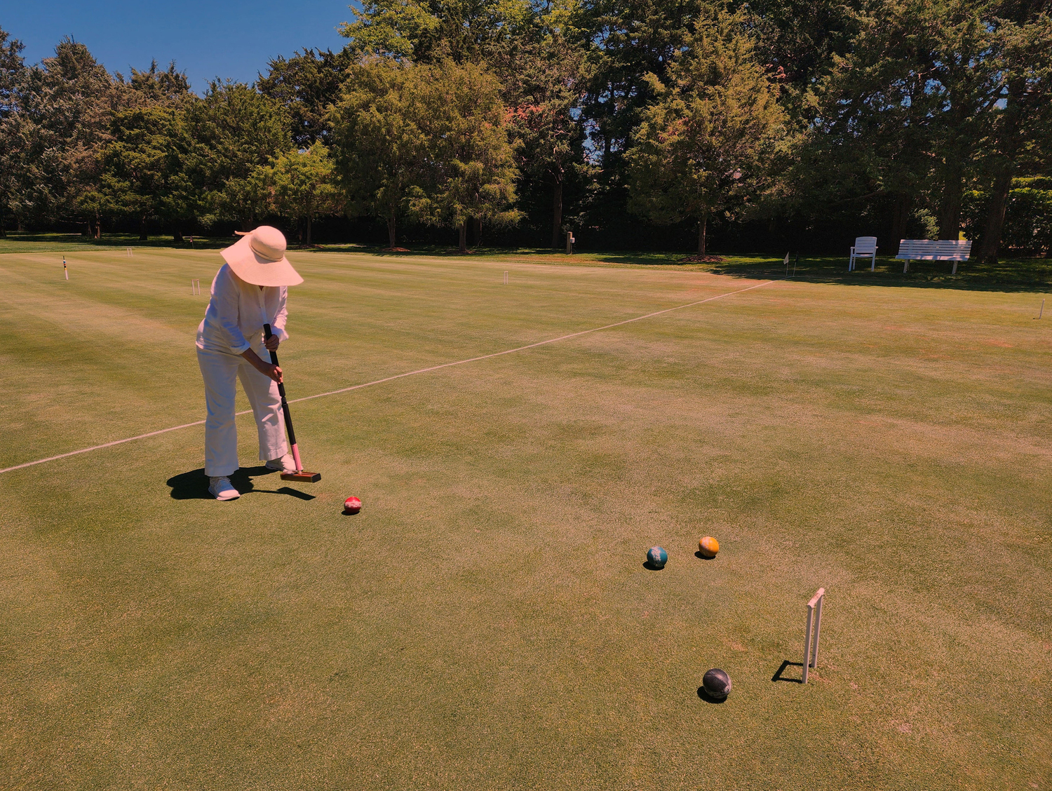 Town CPF staff said that keeping two of the three courts the mallet club has proposed building reserved for the club's organized croquet matches may violate the CPF bylaws on public access.