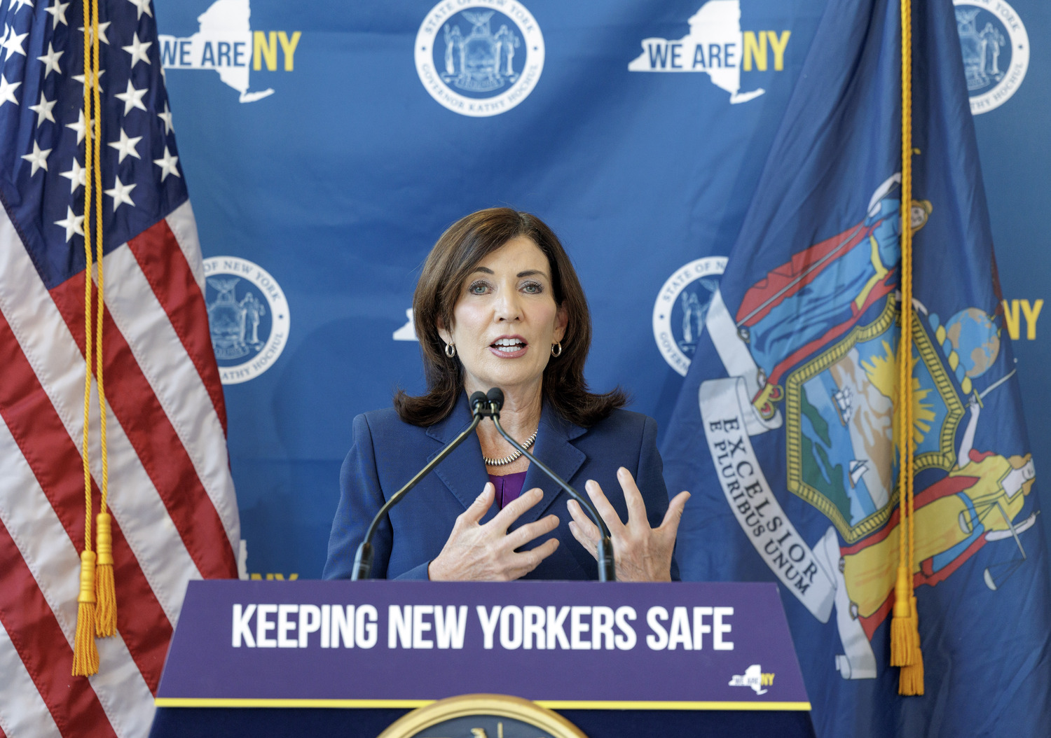 Governor Kathy Hochul signed Melanie's Law, which expands protections in domestic violence cases in criminal and family court to include all family and household members, on November 25.