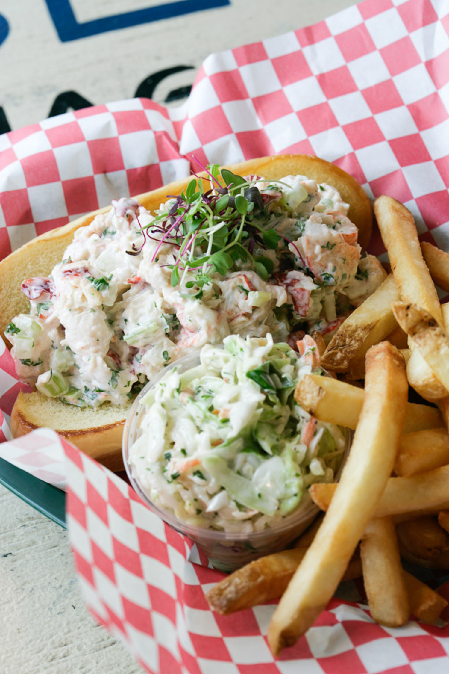 This winter, Bostwick's lobster rolls are available to go. ERIC STRIFFLER