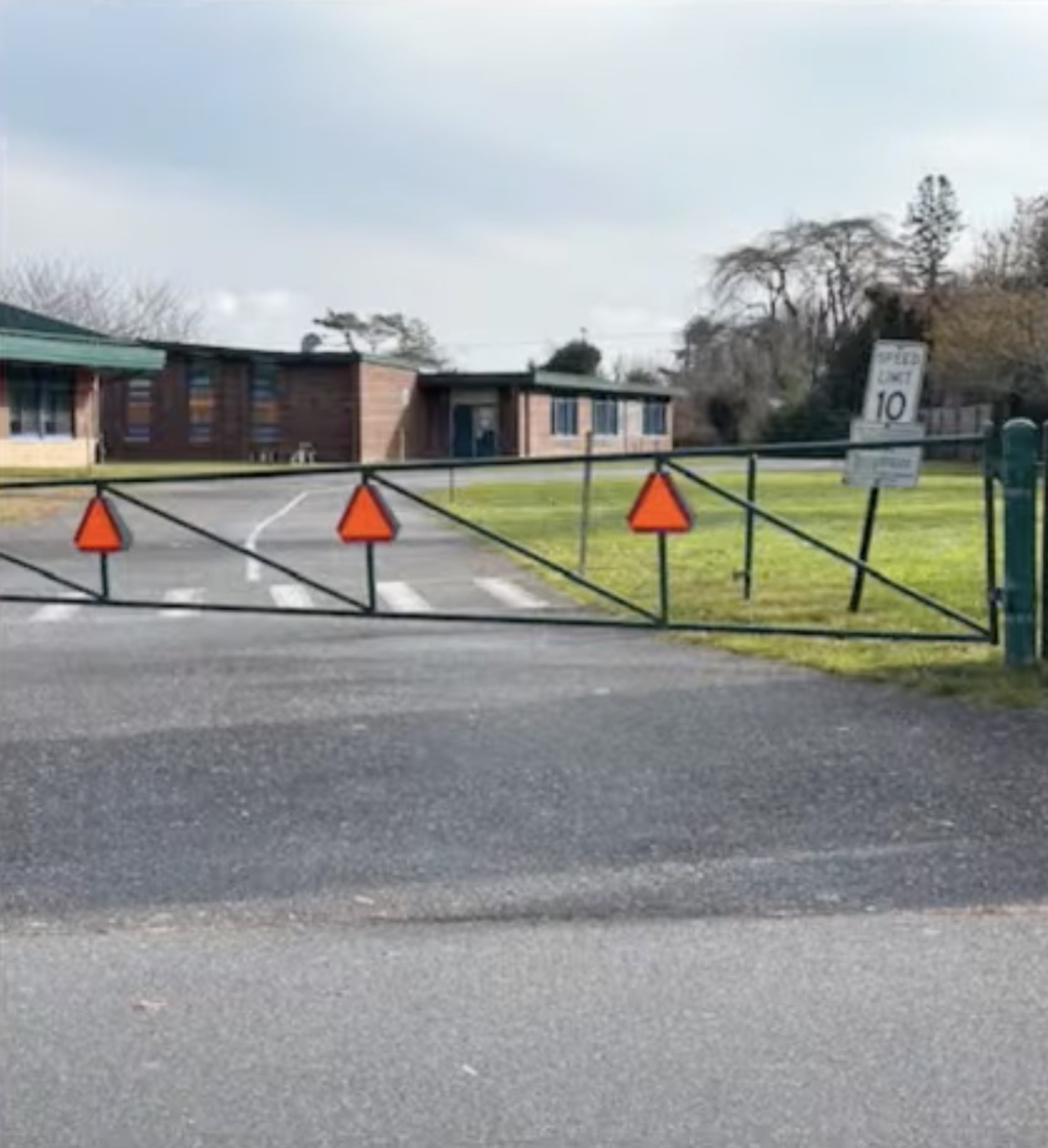 The gate along Church Street outside John M. Marshall Elementary School will be replaced. EAST HAMPTON SCHOOL DISTRICT