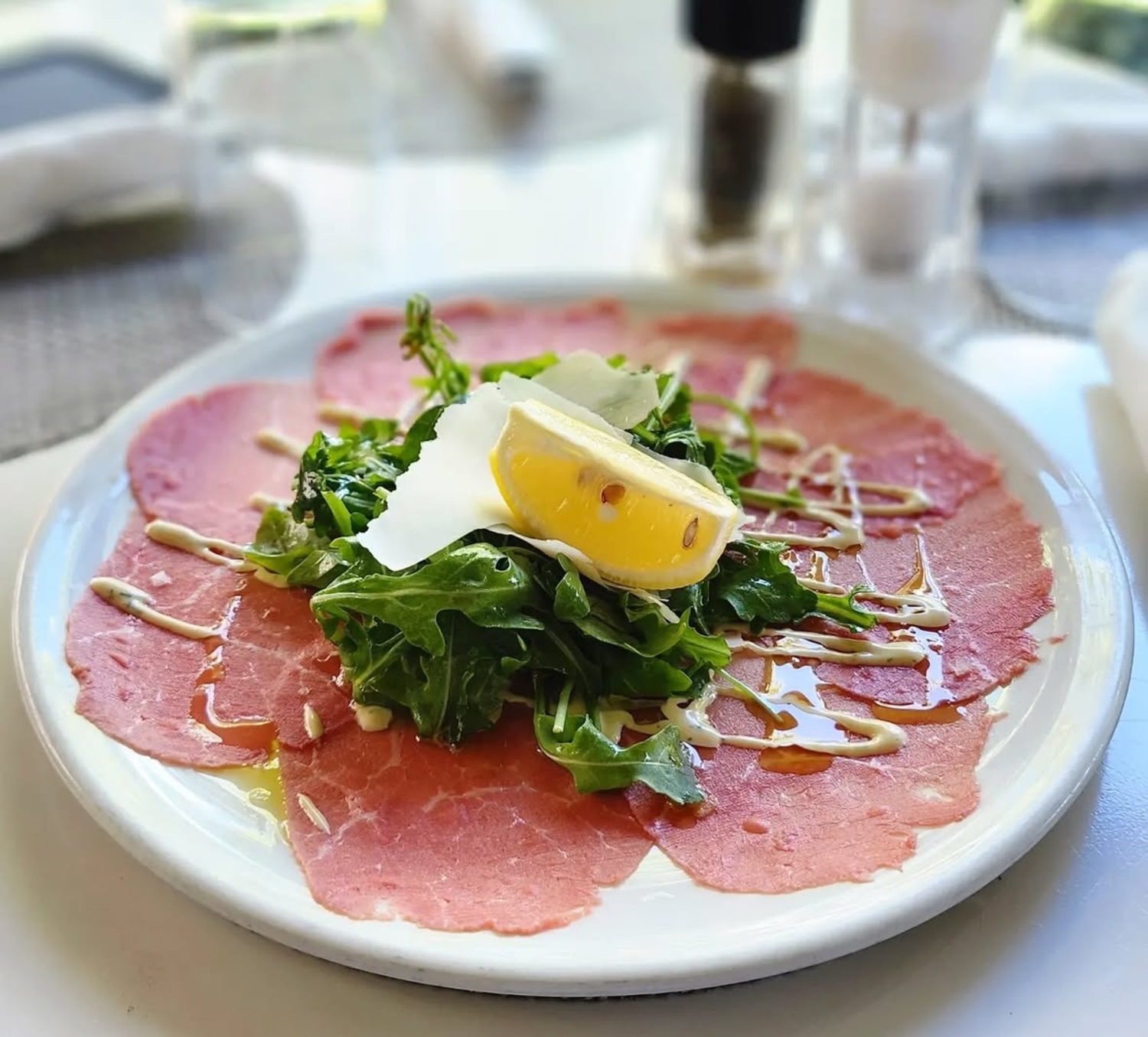 Cittanuova's beef carpaccio is available on the winter prix fixe menu. COURTESY CITTANUOVA