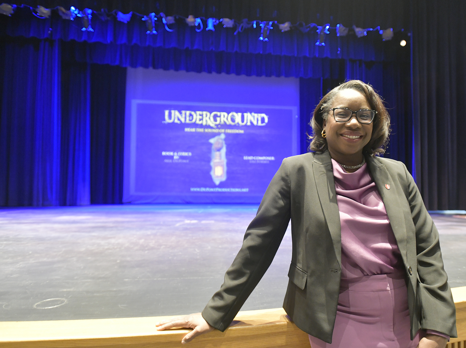 Wendy Pearson, Vice President
for Strategic Initiatives and Executive Director of Stony Brook Southampton, hopes to bring the Avram Theater back to life beginning with the upcoming production 