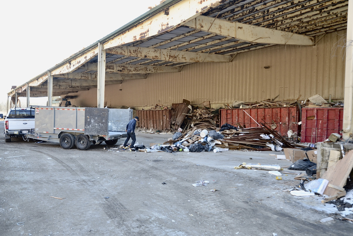 The East Hampton Recycling Center on Springs Fireplace Road handles construction and demolition debris.  KYRIL BROMLEY