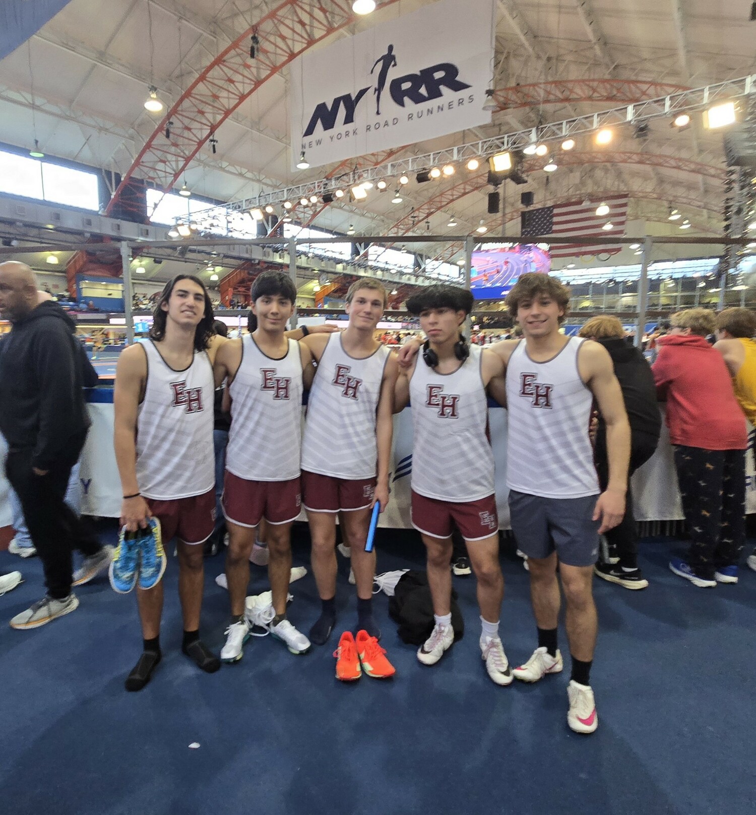 Bonackers Max Bellenoue, left, Sean Perez, Griffin Beckmann, Bradley Rodriguez and Abe Stillman.  COURTESY KEVIN BARRY