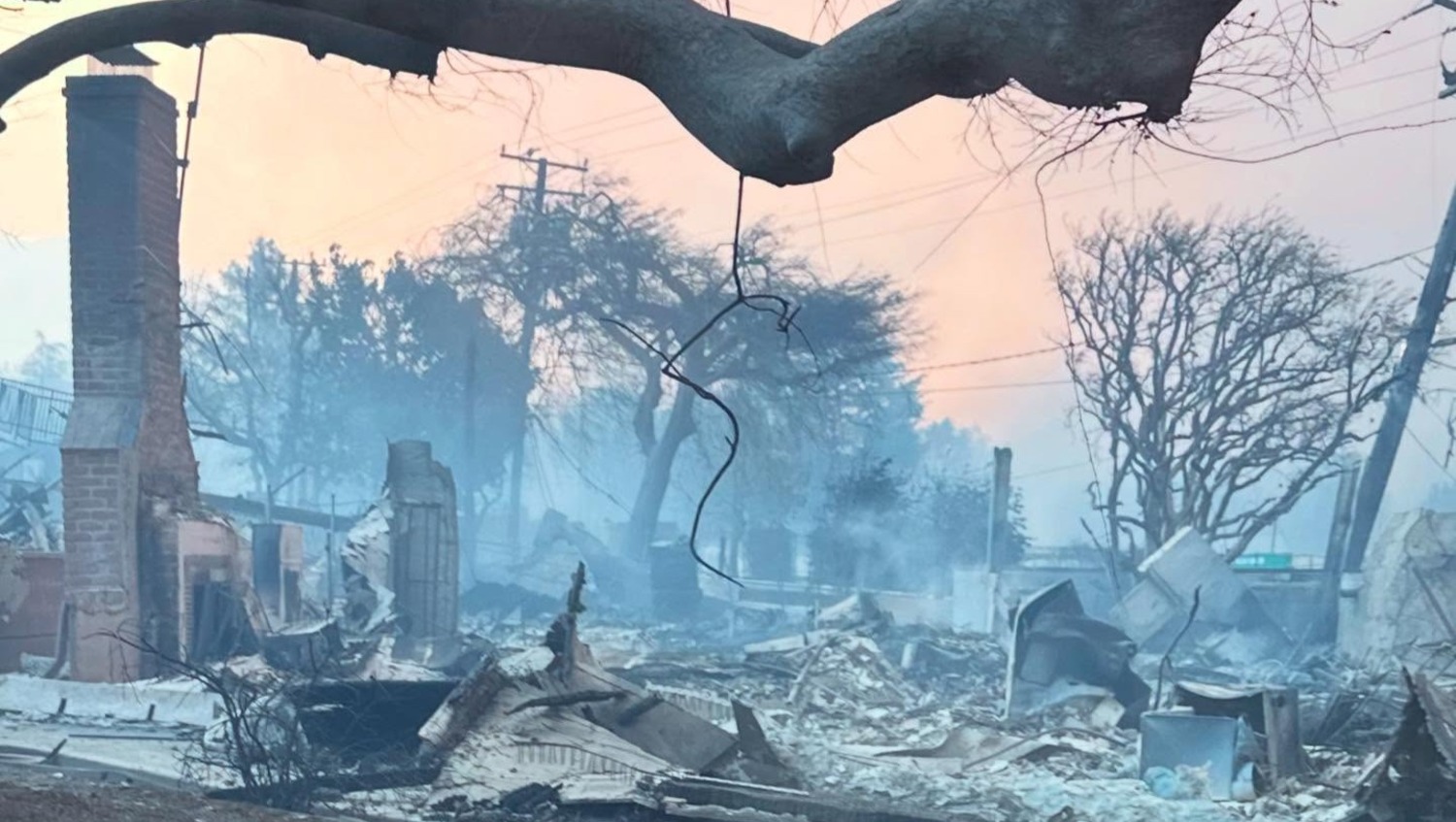 The Eaton Fire destroyed Lu Geffen's family home in Altadena, California, earlier this month. COURTESY LU GEFFEN/GOFUNDME