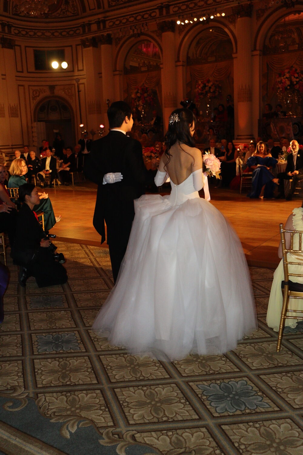 Each debutante had an escort--either a brother, family friend or someone they had met at the 