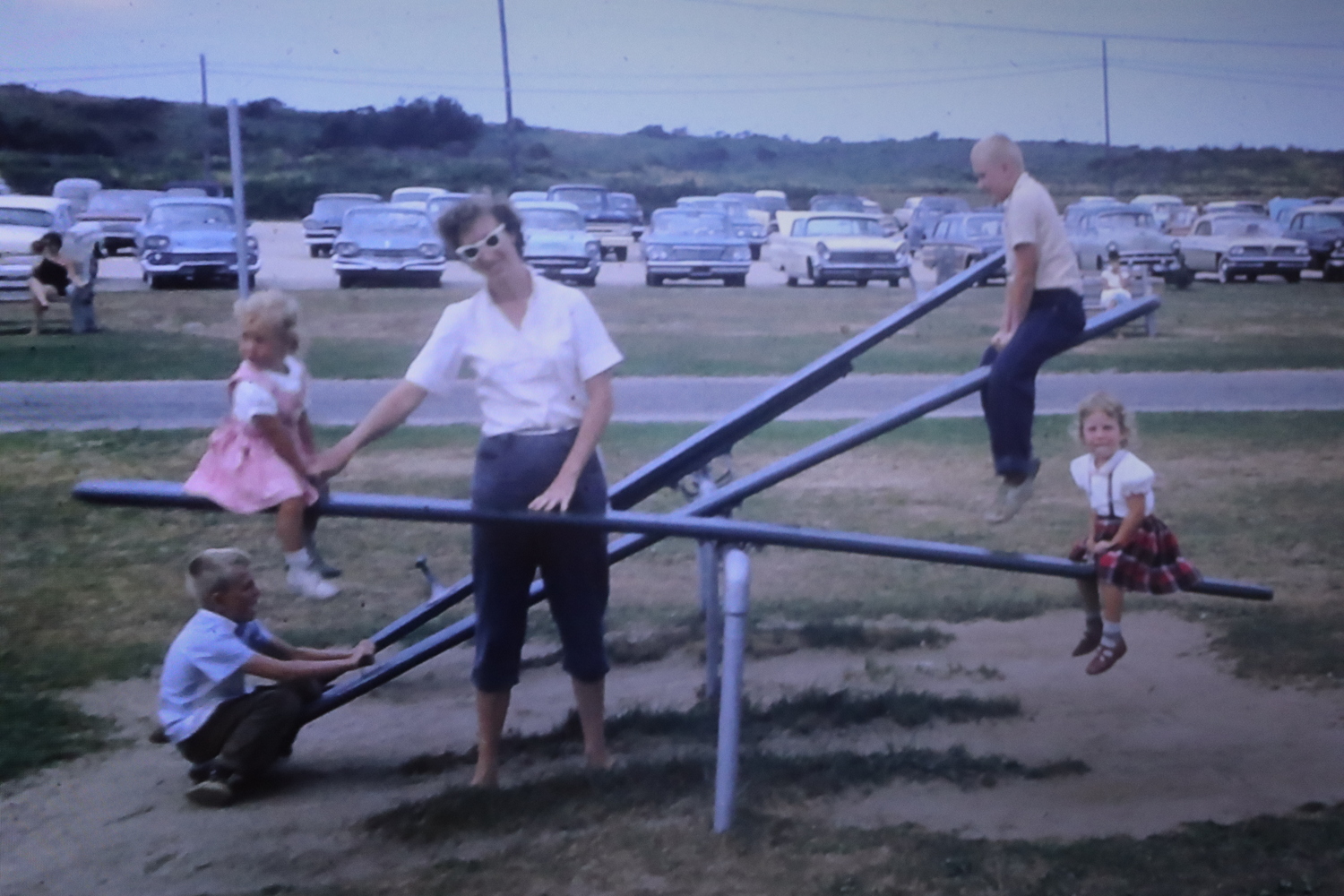 A slideshow of photos at the party showed Marjorie Ridgway with her family in younger years. CAILIN RILEY